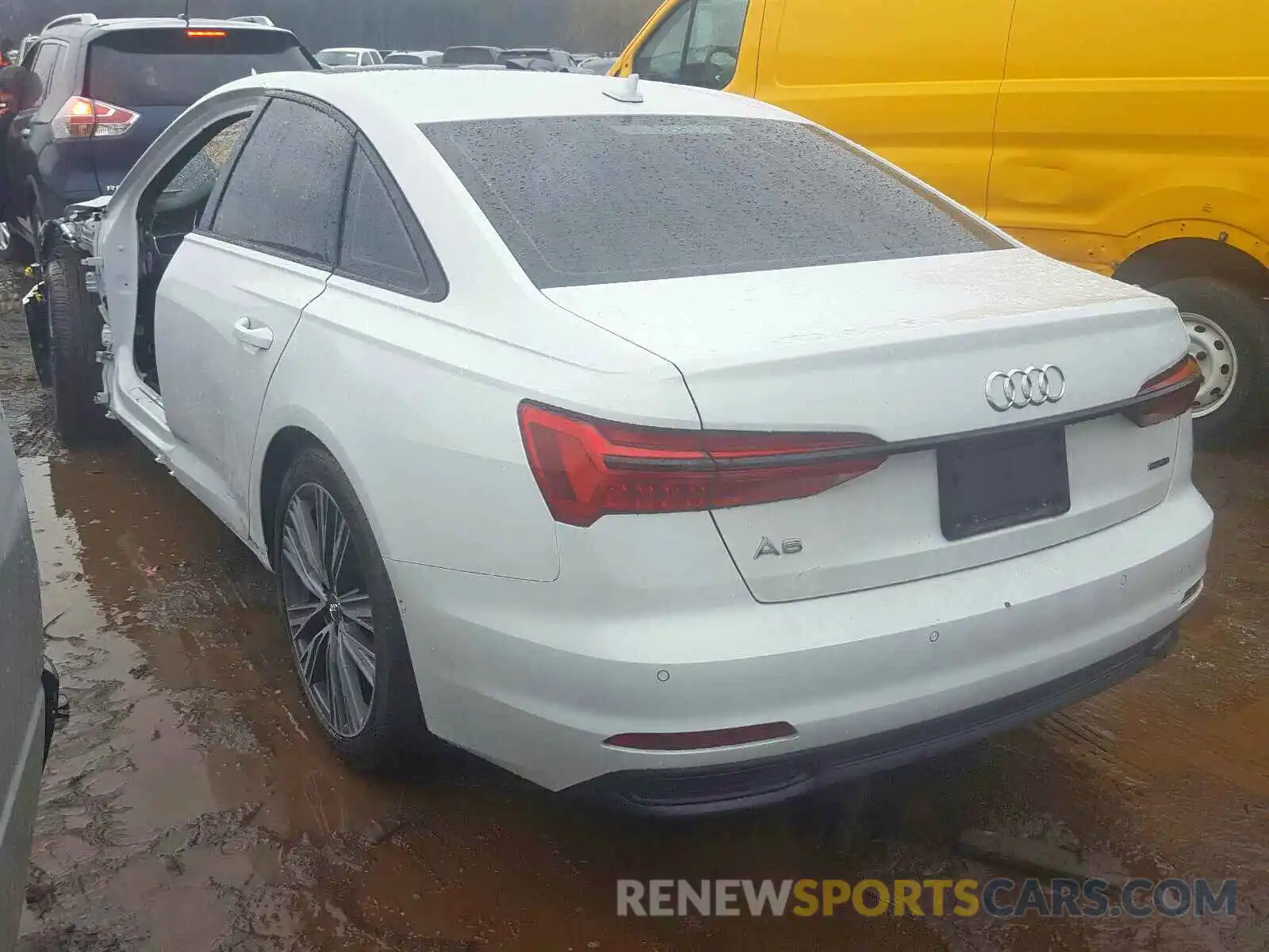 3 Фотография поврежденного автомобиля WAUE8AF21KN123483 AUDI A6 2019