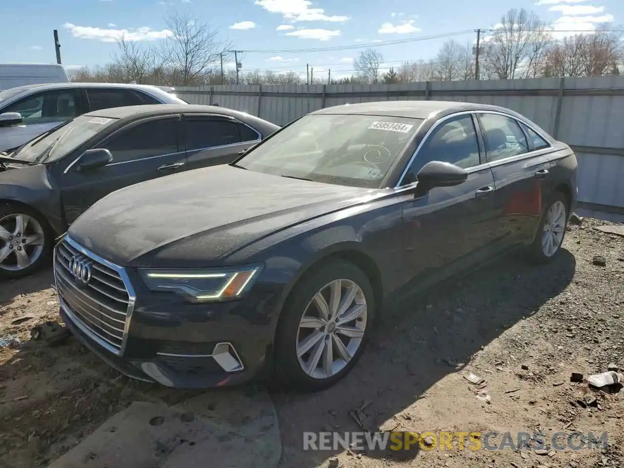 1 Photograph of a damaged car WAUE8AF21KN128988 AUDI A6 2019