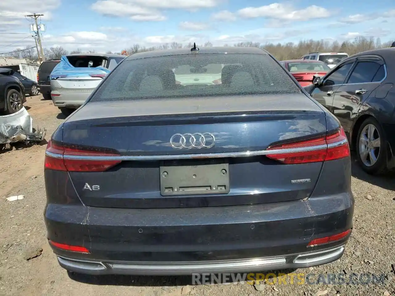 6 Photograph of a damaged car WAUE8AF21KN128988 AUDI A6 2019