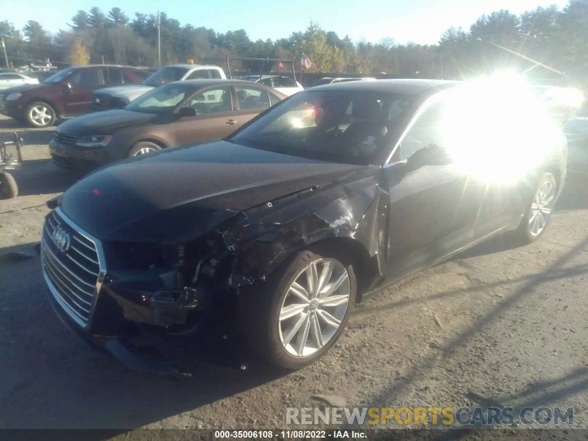 2 Photograph of a damaged car WAUE8AF24KN118519 AUDI A6 2019