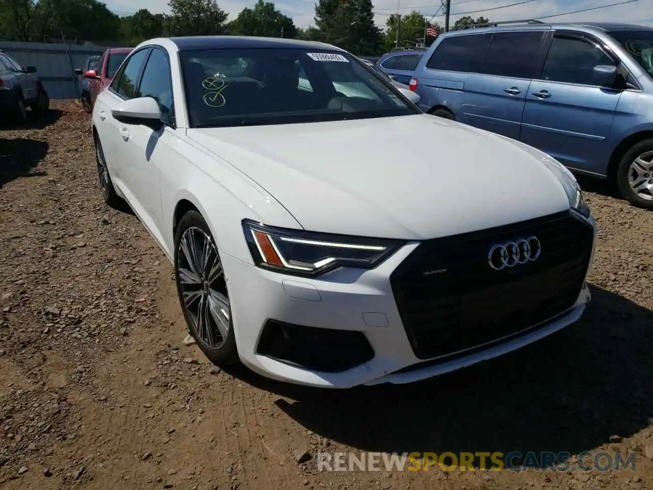 1 Photograph of a damaged car WAUE8AF24KN128449 AUDI A6 2019