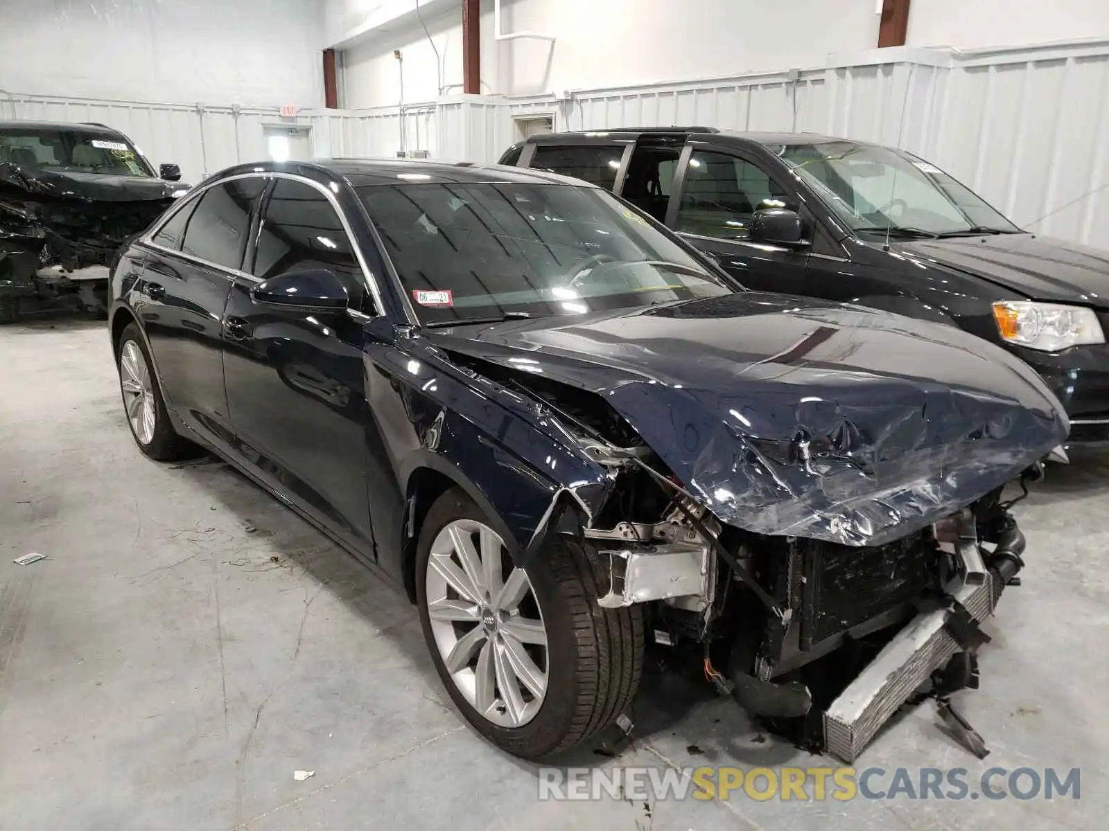 1 Photograph of a damaged car WAUE8AF28KN115493 AUDI A6 2019