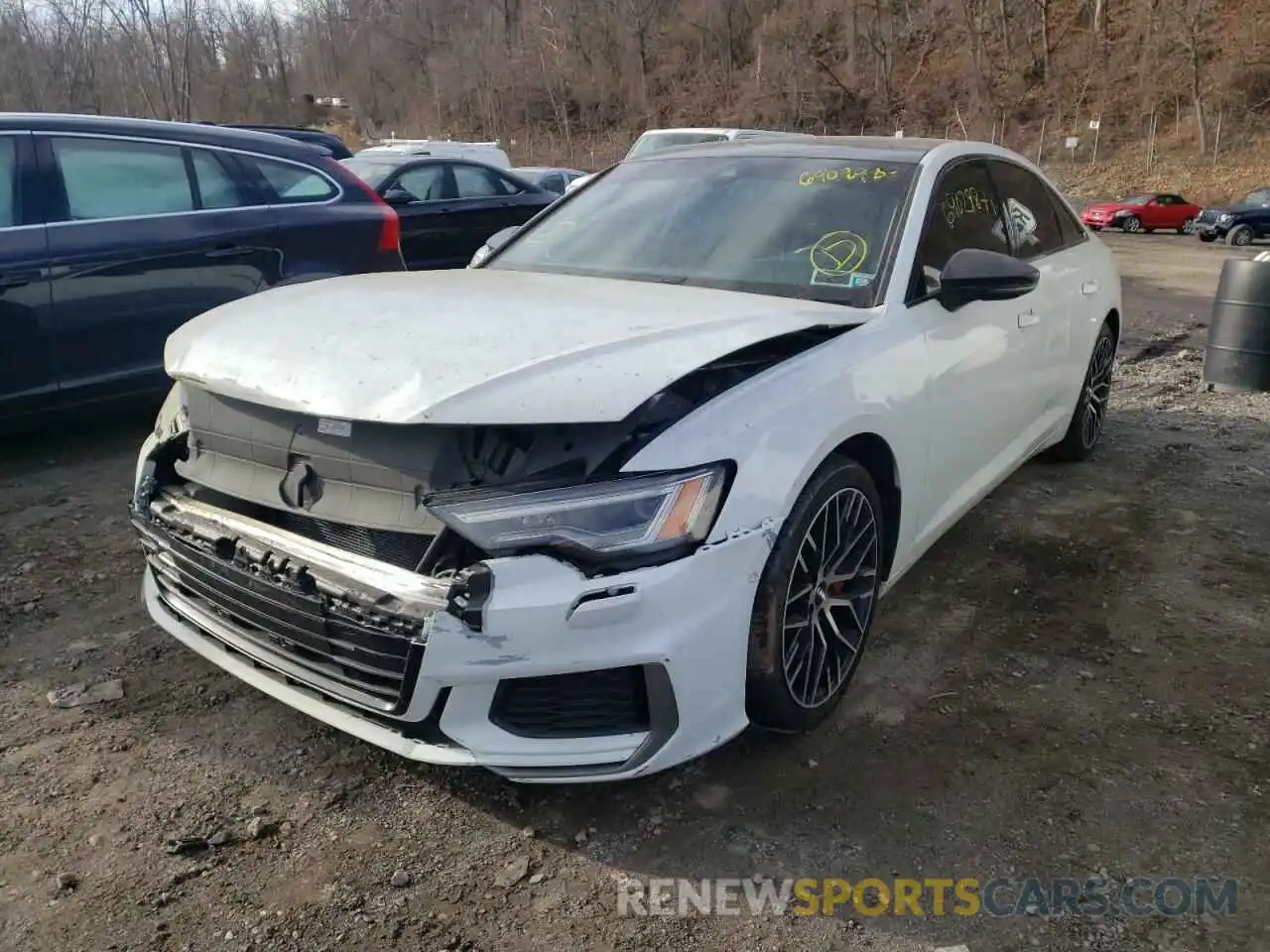 2 Photograph of a damaged car WAUE8AF28KN118636 AUDI A6 2019