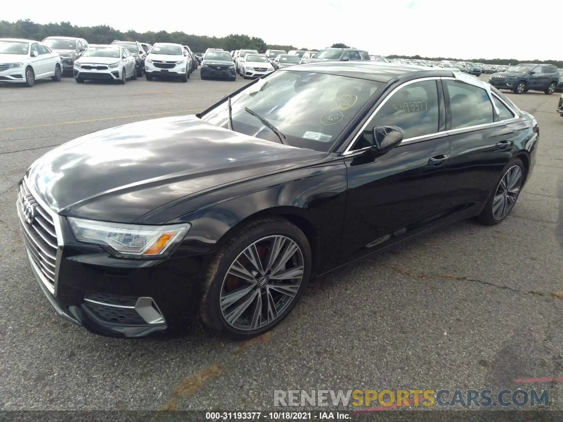 2 Photograph of a damaged car WAUE8AF28KN121245 AUDI A6 2019