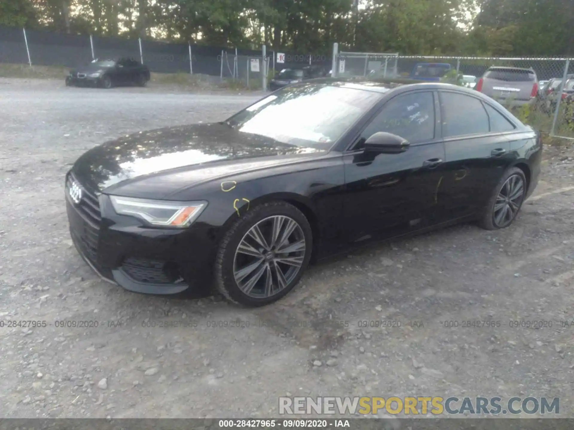 2 Photograph of a damaged car WAUE8AF28KN127207 AUDI A6 2019