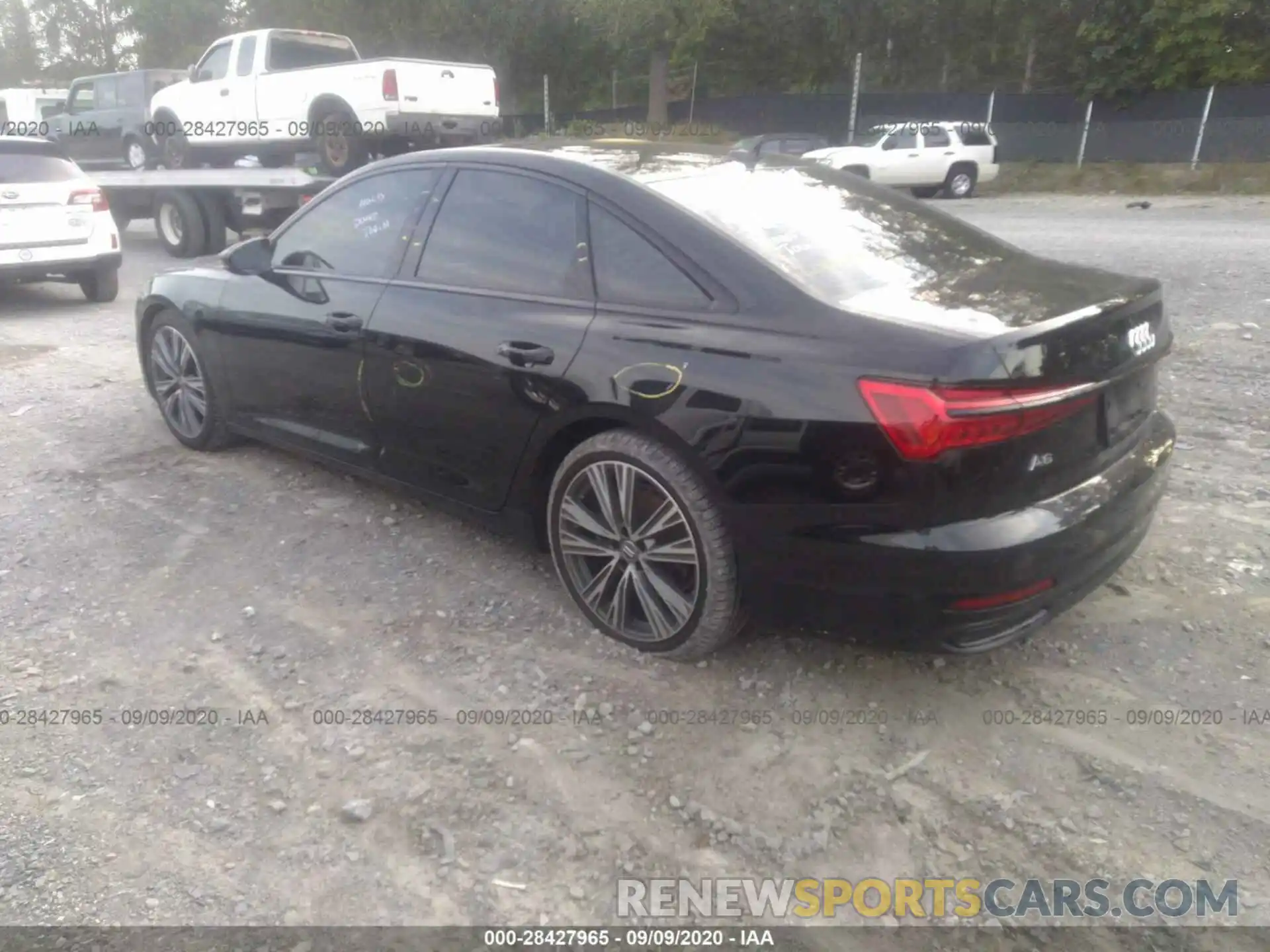 3 Photograph of a damaged car WAUE8AF28KN127207 AUDI A6 2019