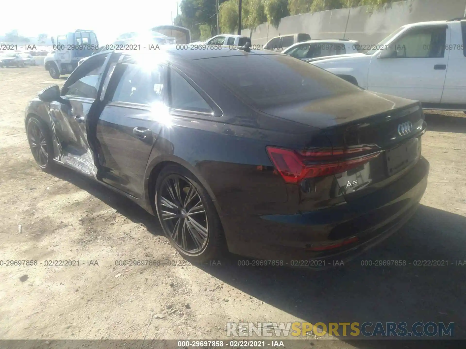 3 Photograph of a damaged car WAUE8AF2XKN123840 AUDI A6 2019