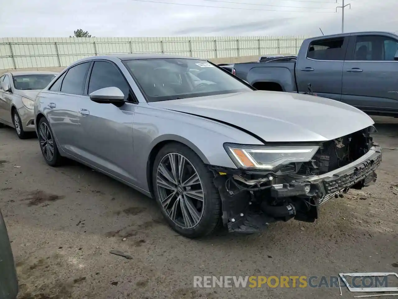 4 Photograph of a damaged car WAUE8AF2XKN127337 AUDI A6 2019