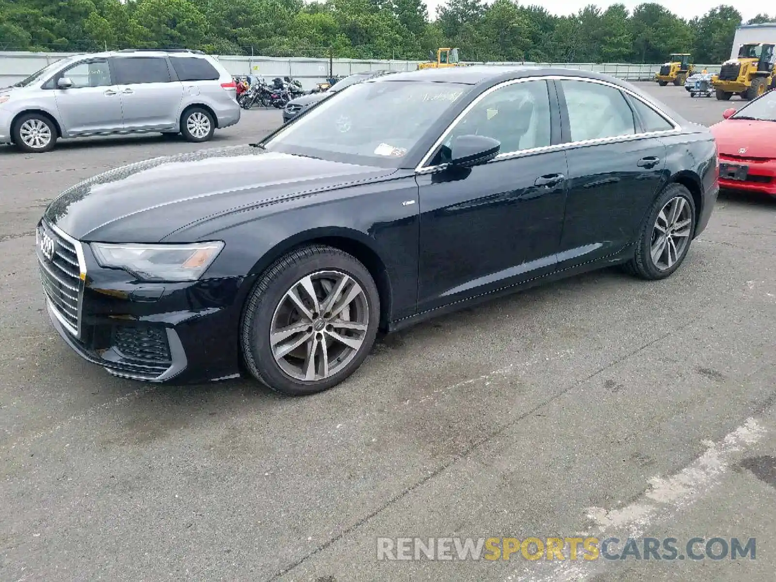 2 Photograph of a damaged car WAUK2AF21KN078968 AUDI A6 2019