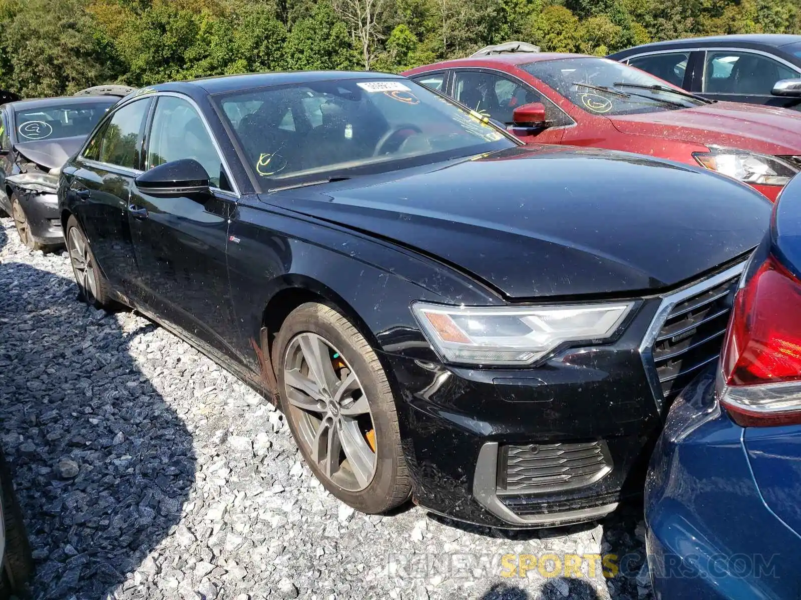 1 Photograph of a damaged car WAUK2AF23KN048905 AUDI A6 2019