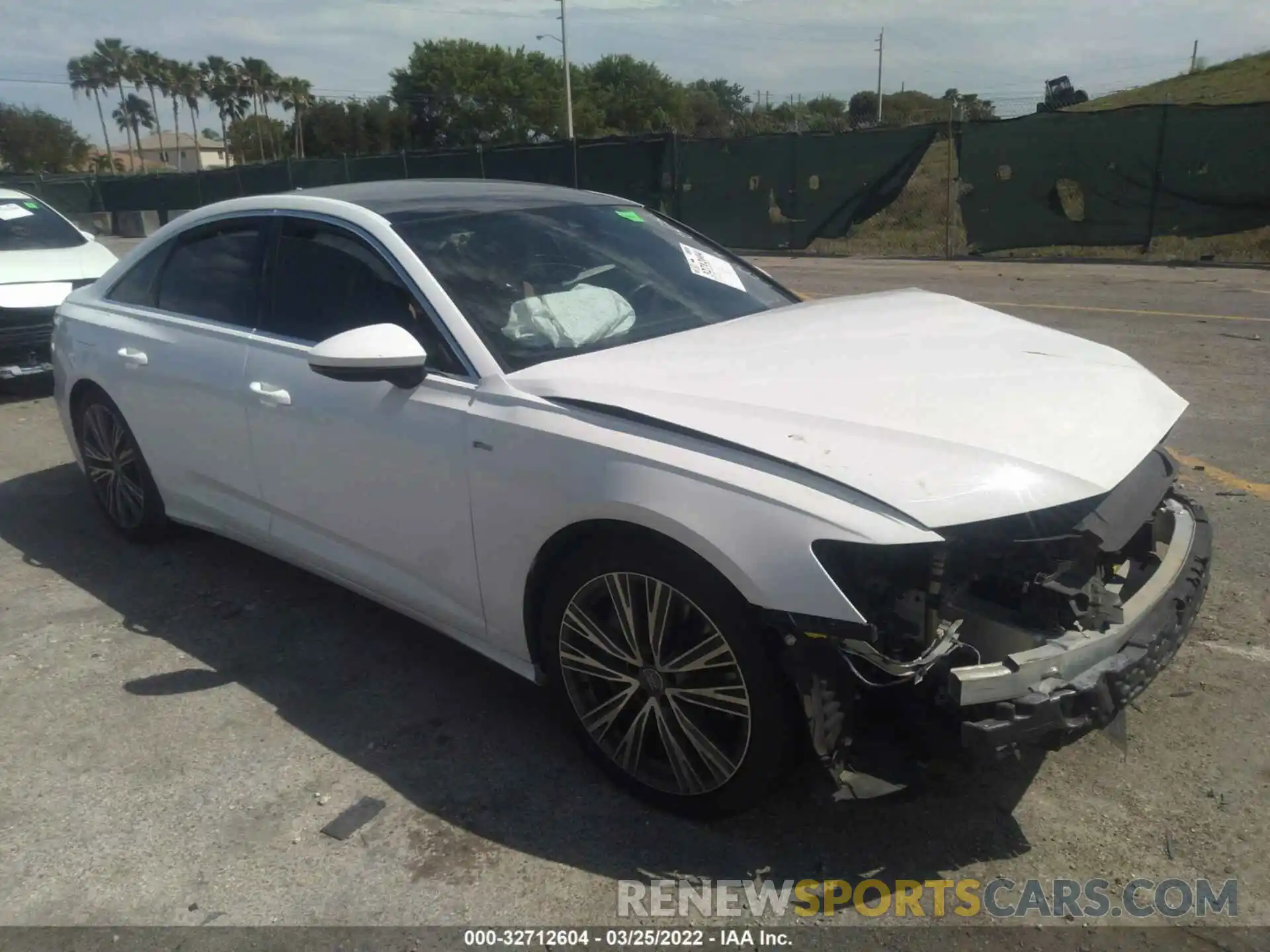 1 Photograph of a damaged car WAUK2AF24KN058682 AUDI A6 2019