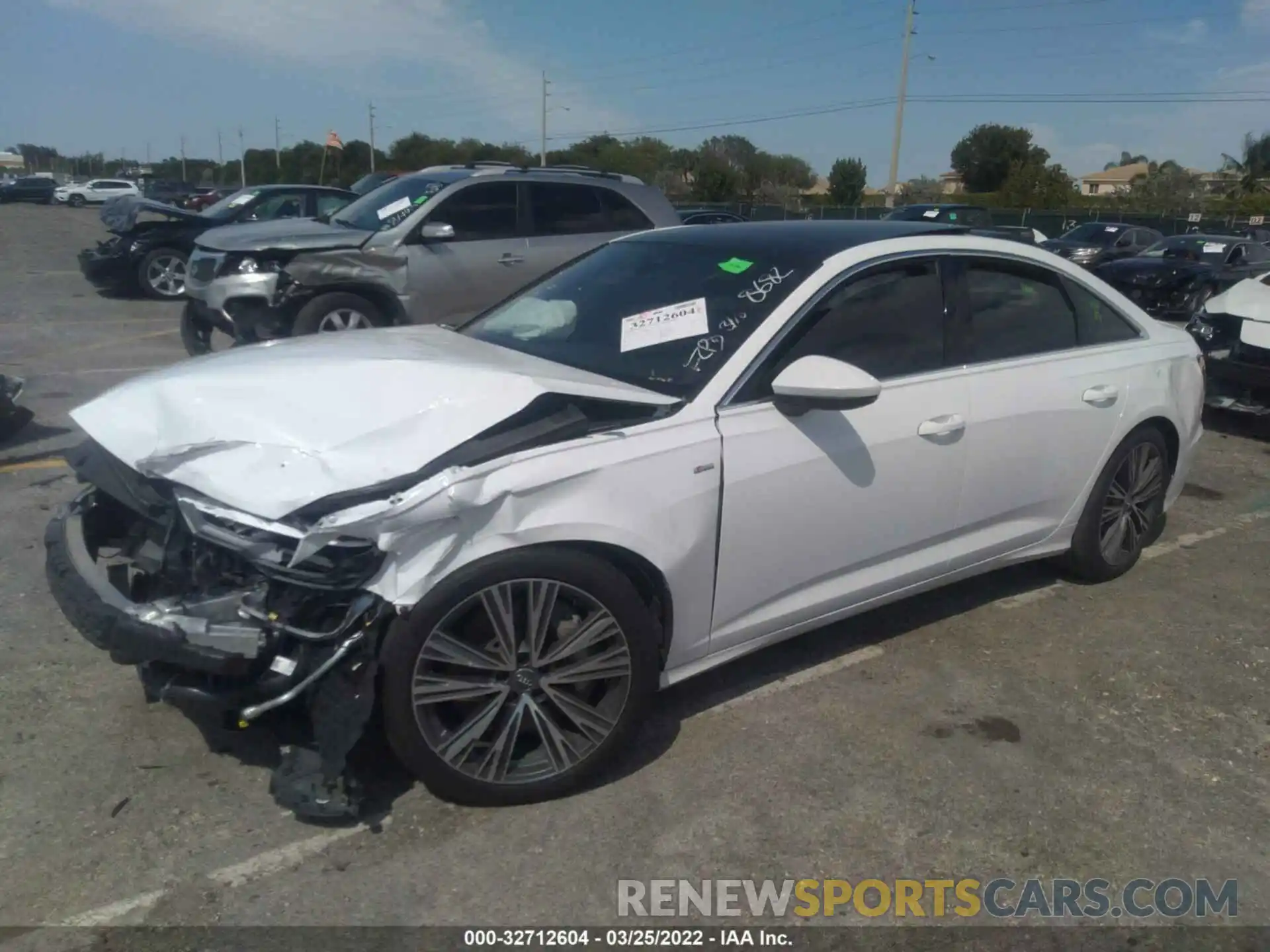 2 Photograph of a damaged car WAUK2AF24KN058682 AUDI A6 2019