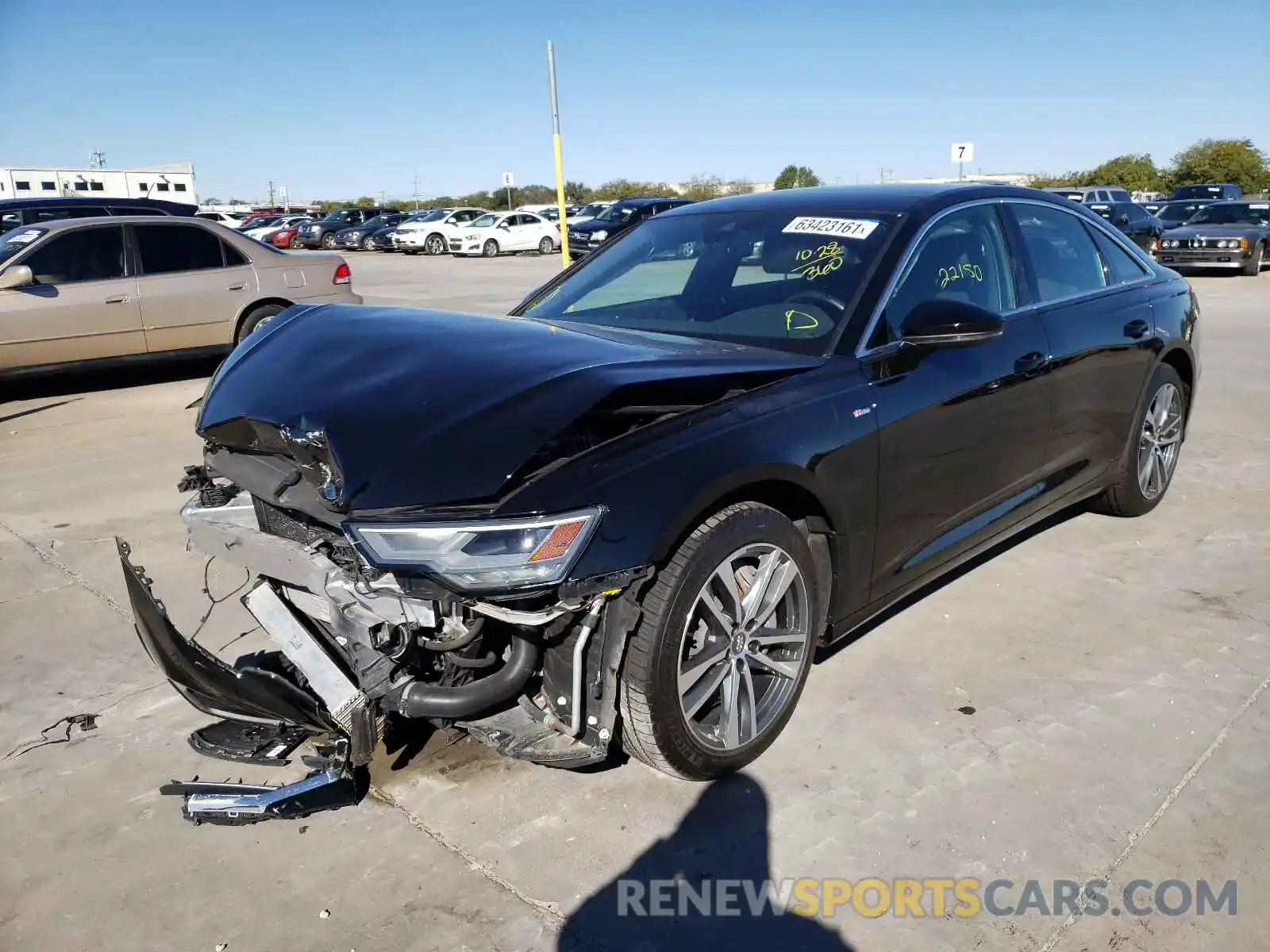 2 Photograph of a damaged car WAUK2AF24KN098972 AUDI A6 2019