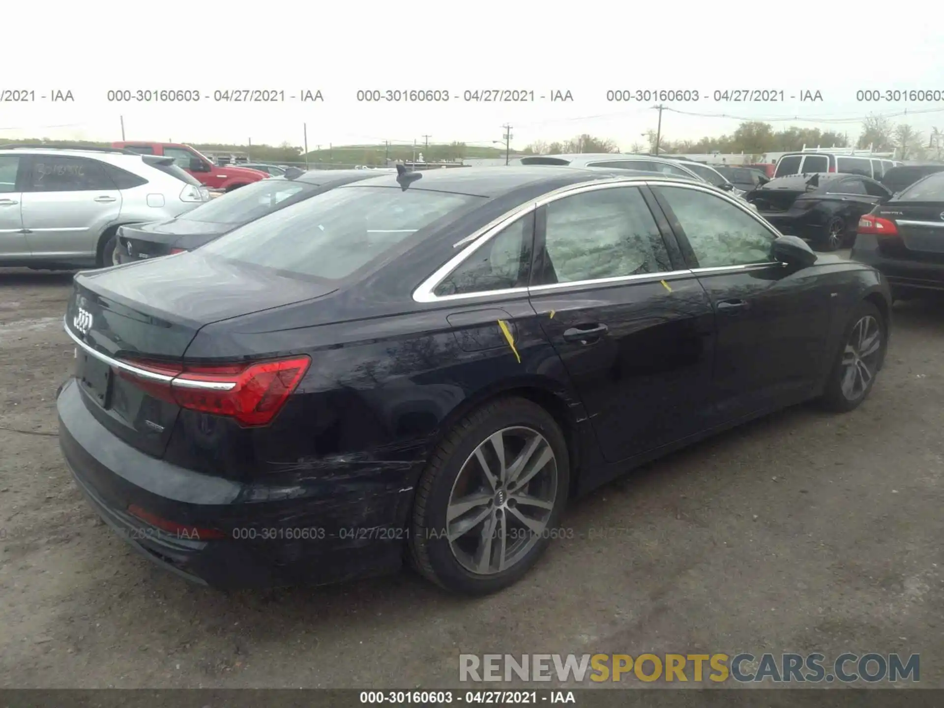 4 Photograph of a damaged car WAUK2AF24KN099734 AUDI A6 2019