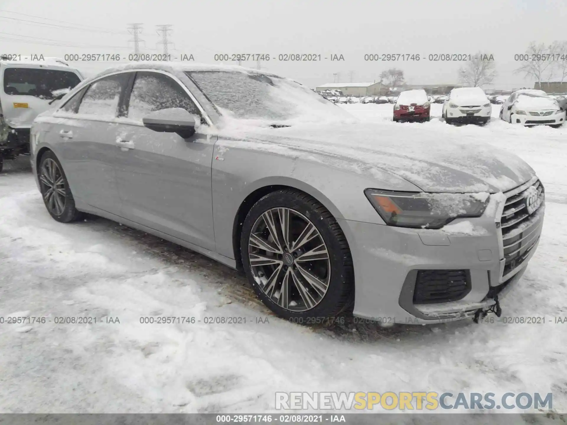 1 Photograph of a damaged car WAUK2AF24KN103829 AUDI A6 2019