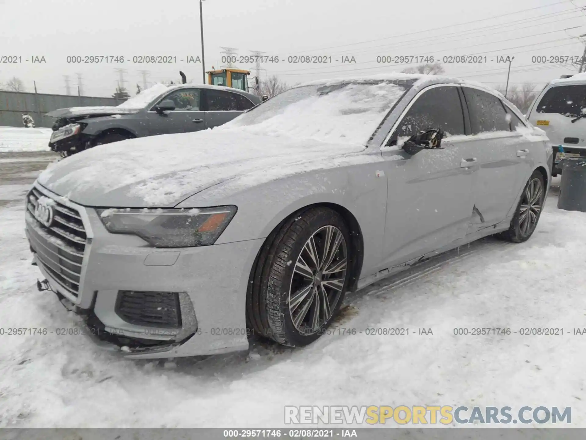 2 Photograph of a damaged car WAUK2AF24KN103829 AUDI A6 2019