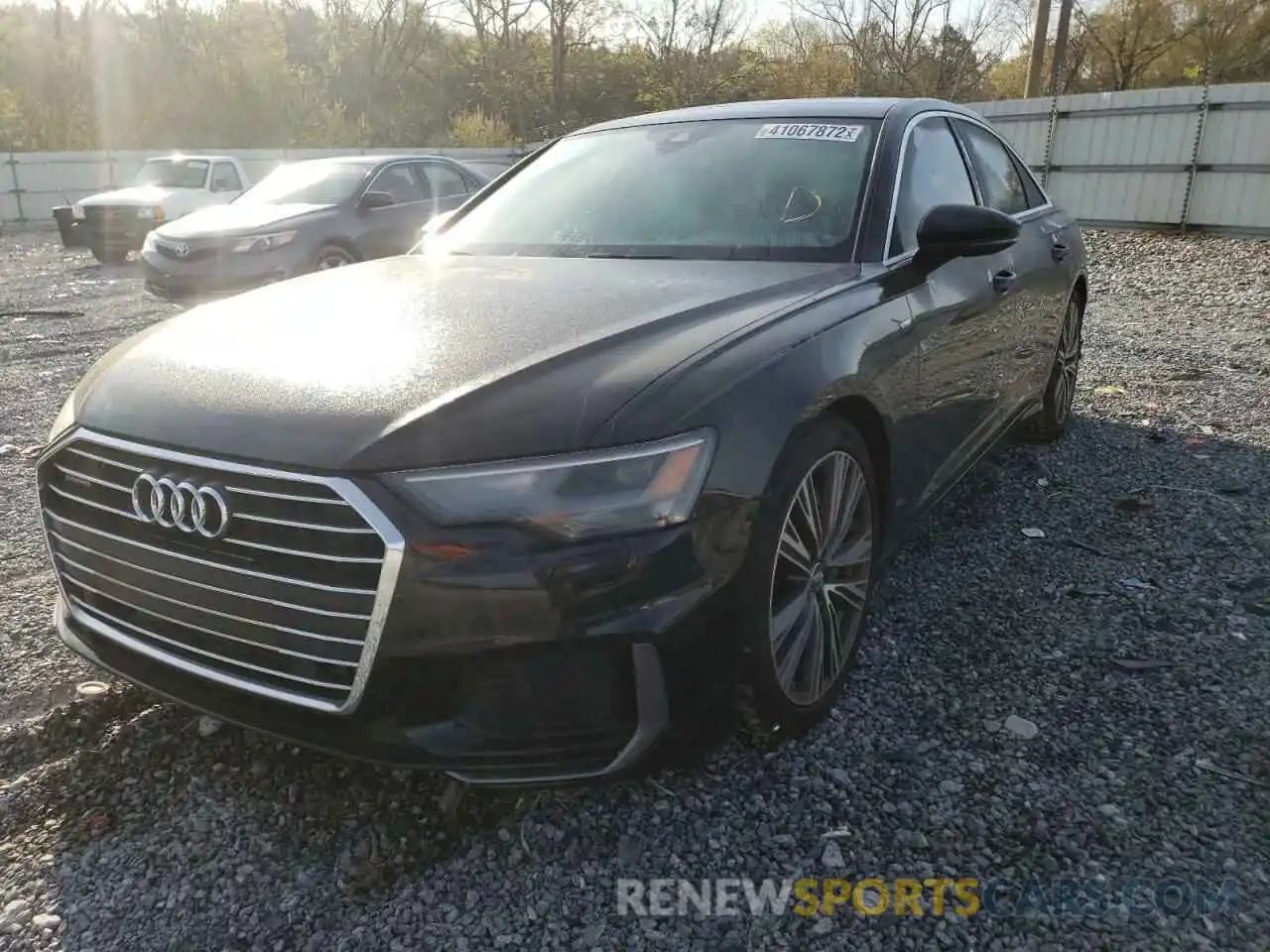 2 Photograph of a damaged car WAUK2AF24KN113213 AUDI A6 2019