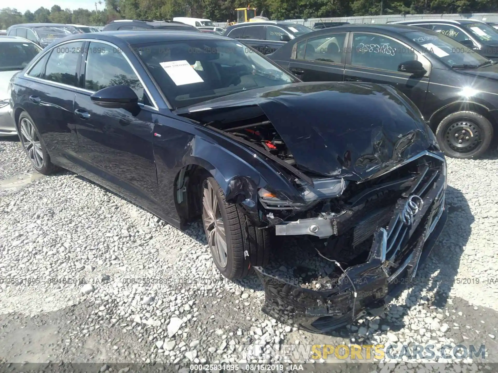 1 Photograph of a damaged car WAUK2AF25KN067164 AUDI A6 2019