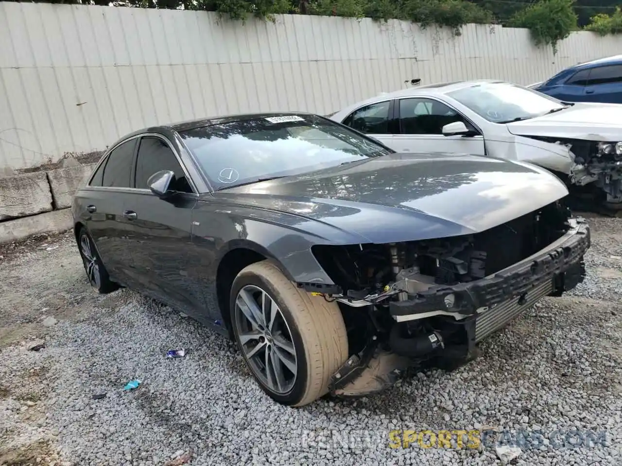 1 Photograph of a damaged car WAUK2AF25KN081808 AUDI A6 2019