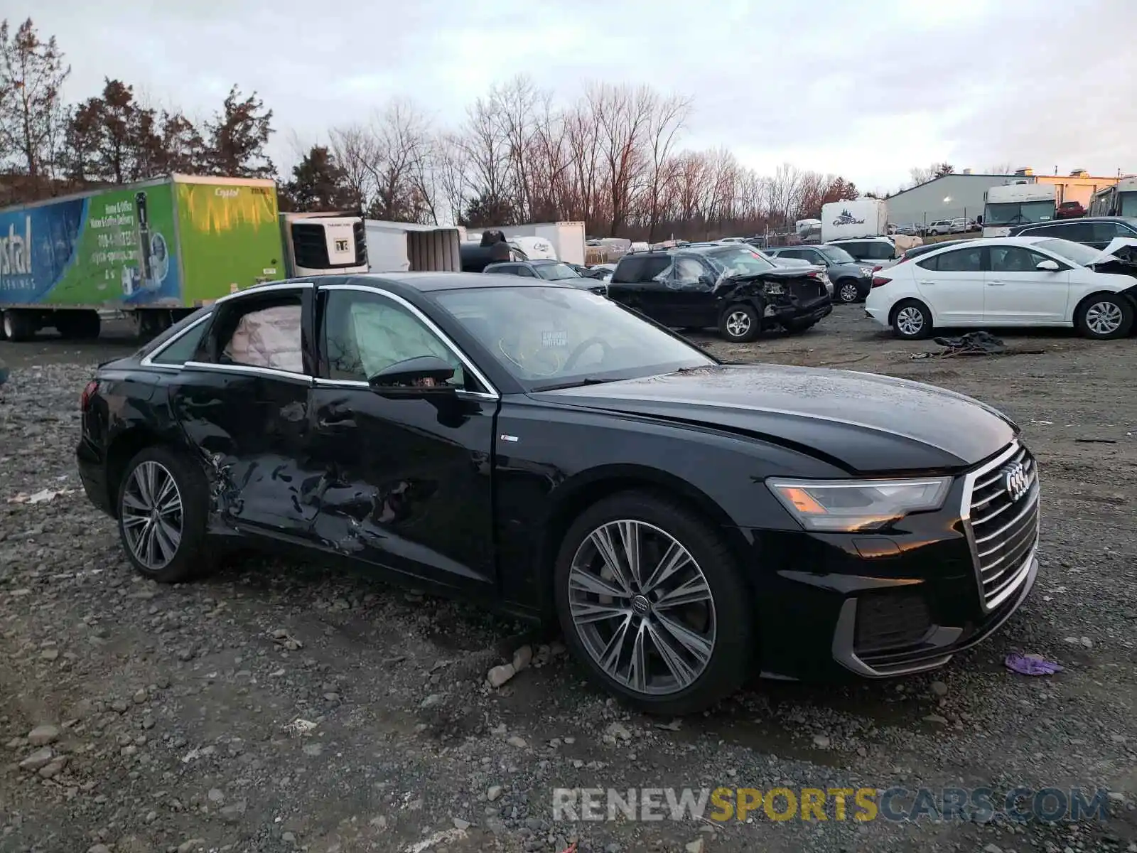 1 Photograph of a damaged car WAUK2AF26KN115805 AUDI A6 2019