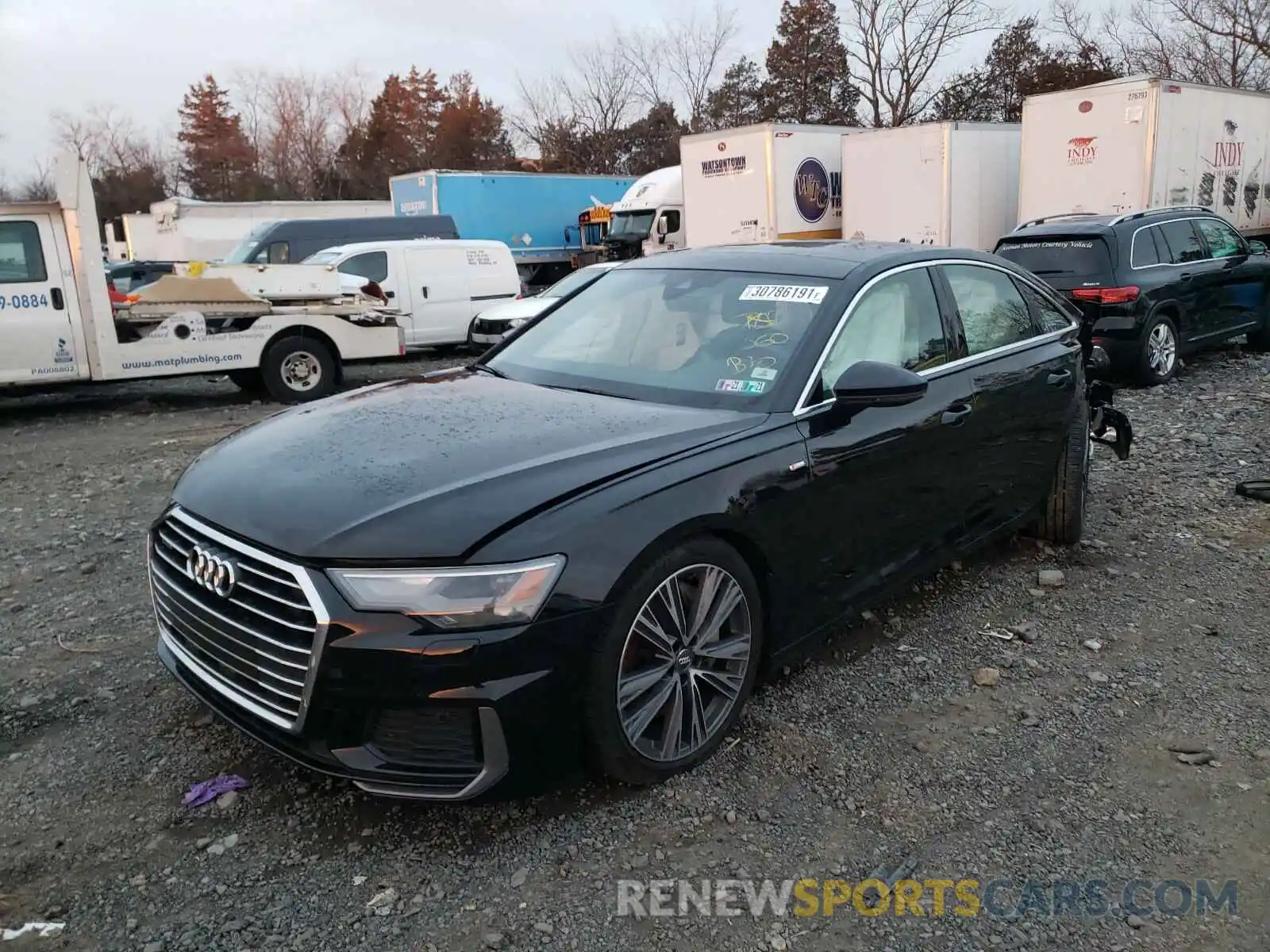 2 Photograph of a damaged car WAUK2AF26KN115805 AUDI A6 2019