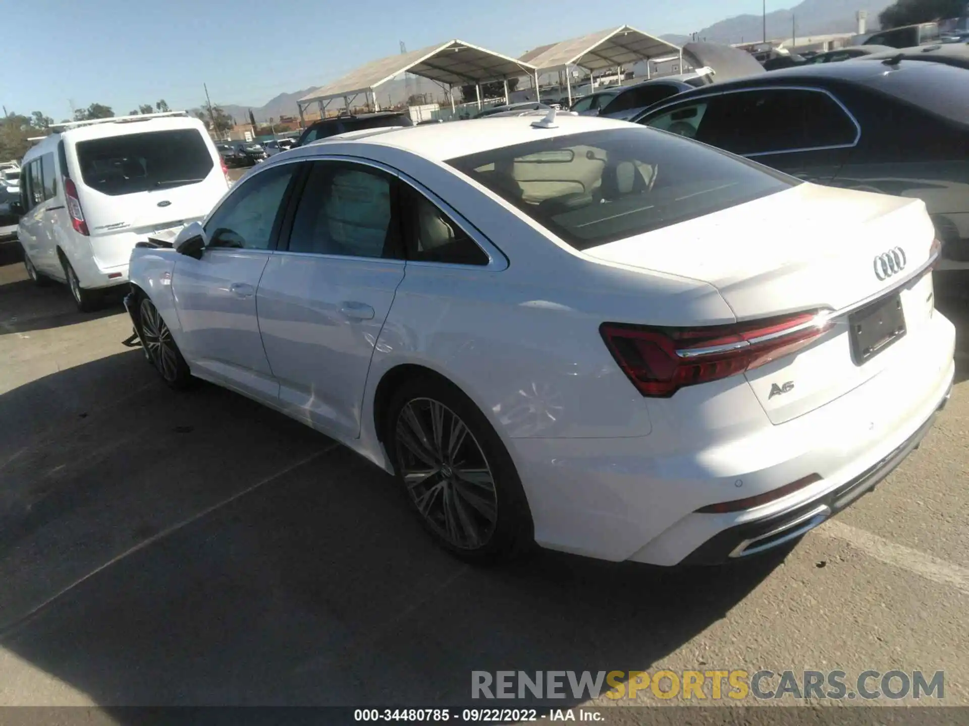 3 Photograph of a damaged car WAUK2AF28KN117698 AUDI A6 2019