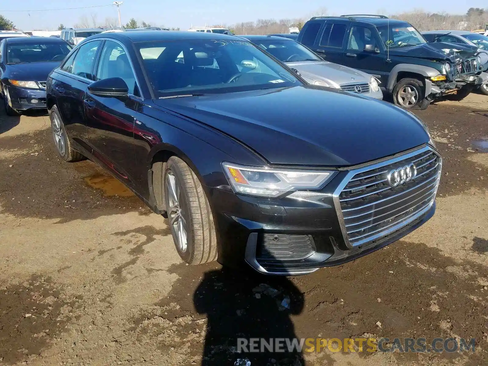 1 Photograph of a damaged car WAUK2AF29KN105382 AUDI A6 2019