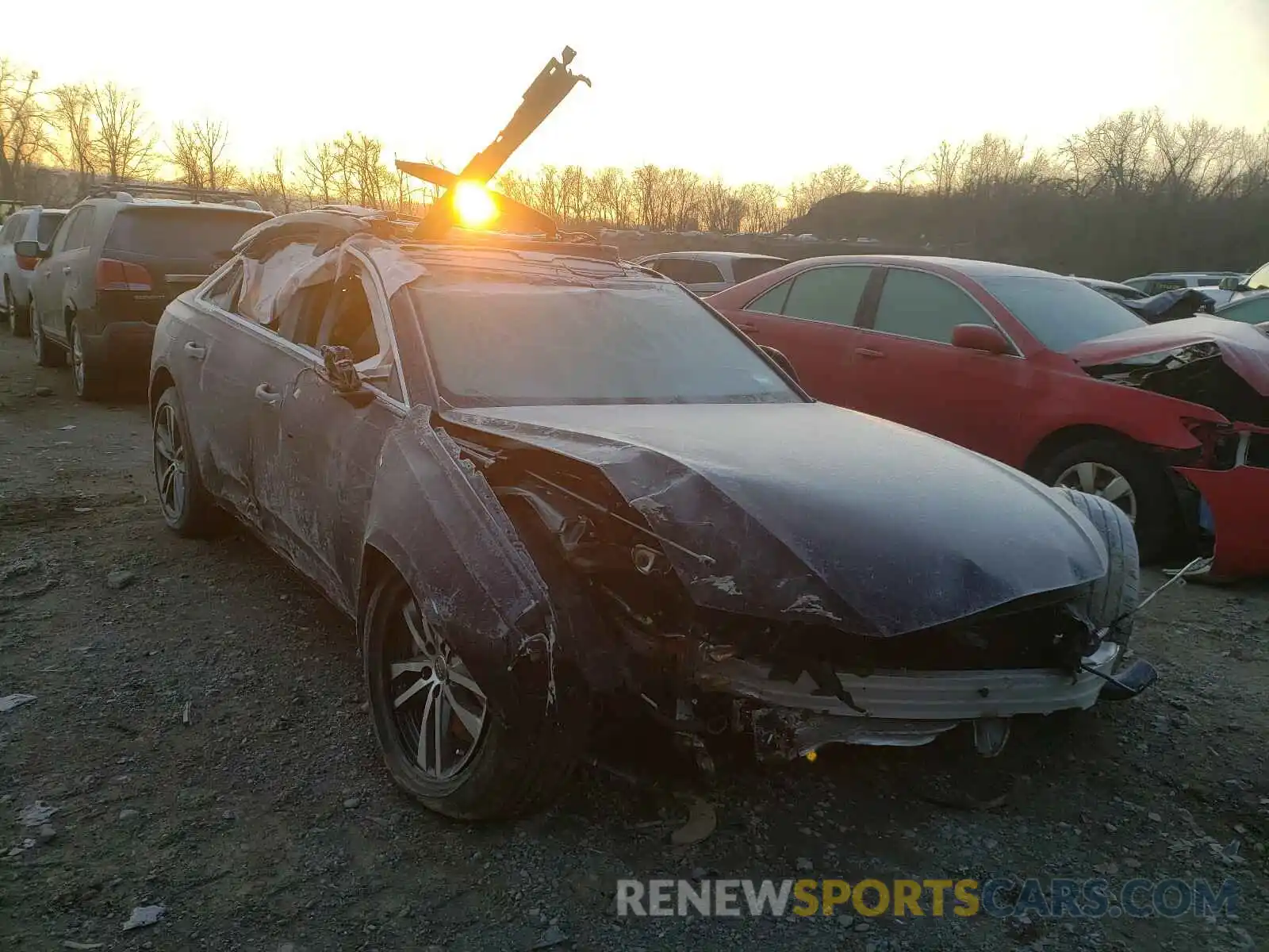 1 Photograph of a damaged car WAUK2AF2XKN075891 AUDI A6 2019