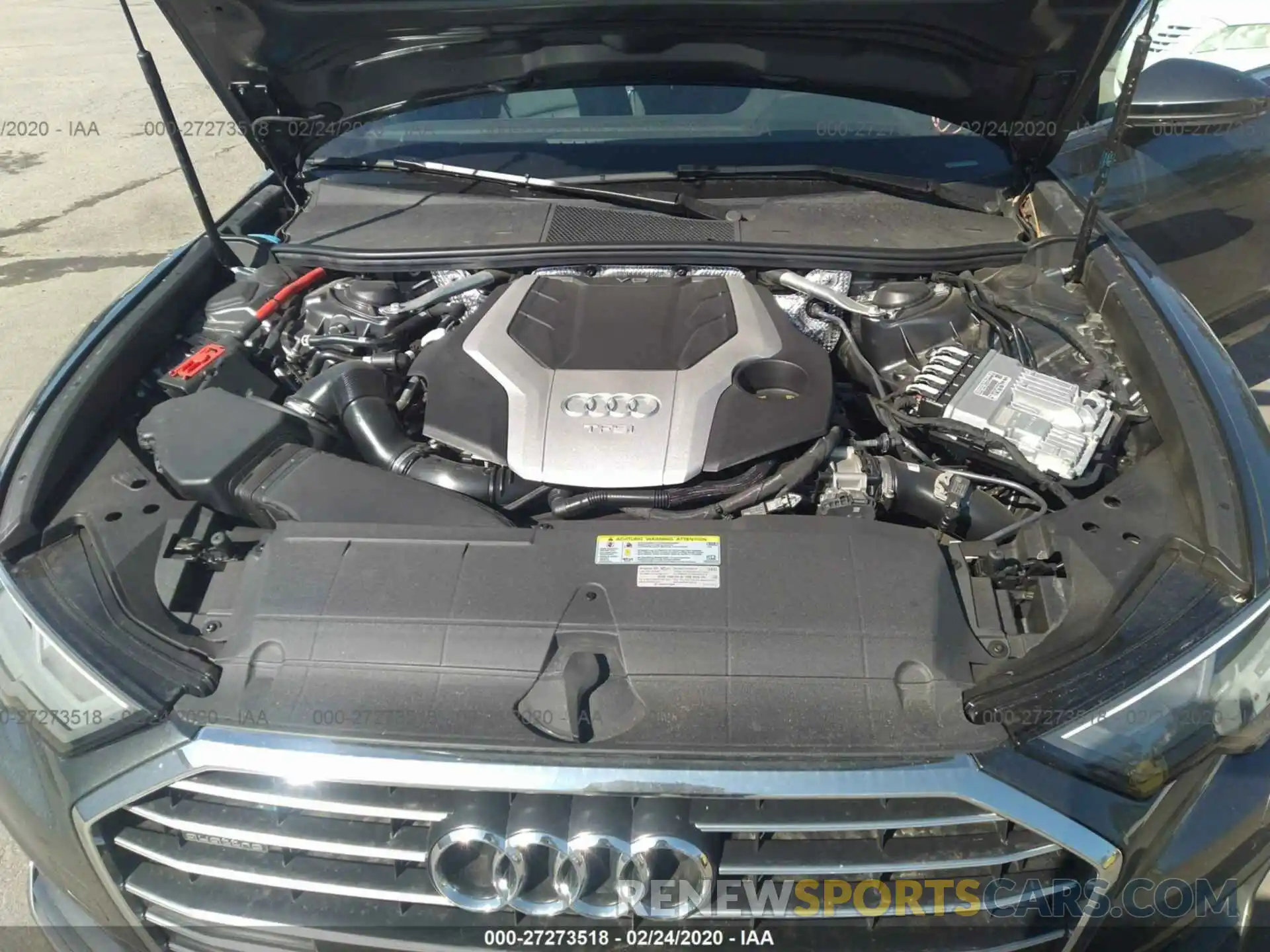 10 Фотография поврежденного автомобиля WAUK2AF2XKN118660 AUDI A6 2019