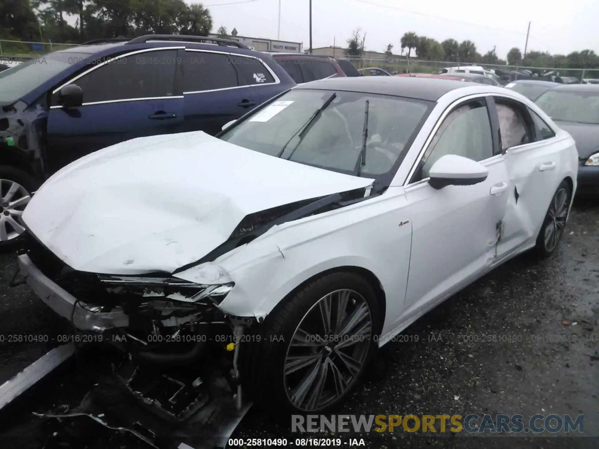 2 Photograph of a damaged car WAUL2AF20KN019852 AUDI A6 2019