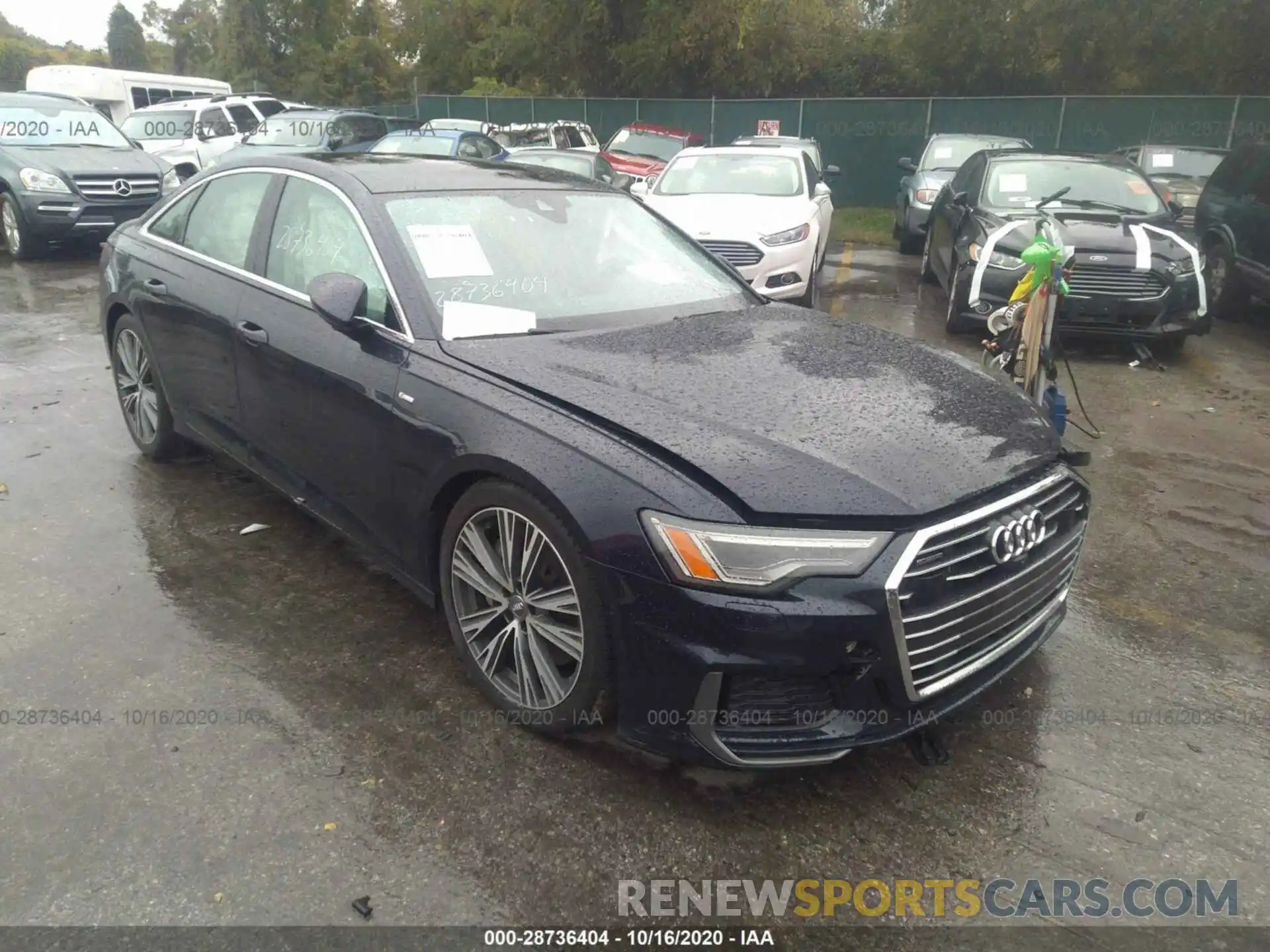 1 Photograph of a damaged car WAUL2AF20KN024453 AUDI A6 2019