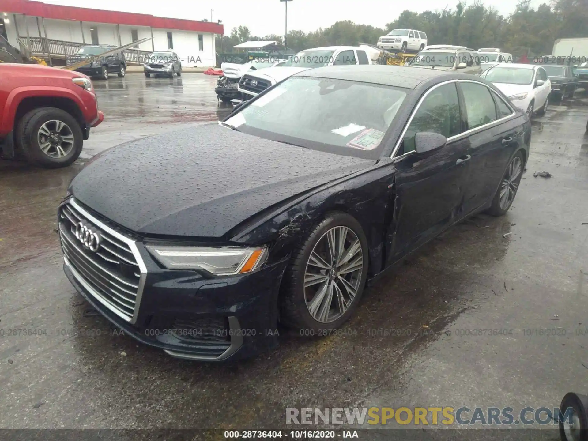 2 Photograph of a damaged car WAUL2AF20KN024453 AUDI A6 2019