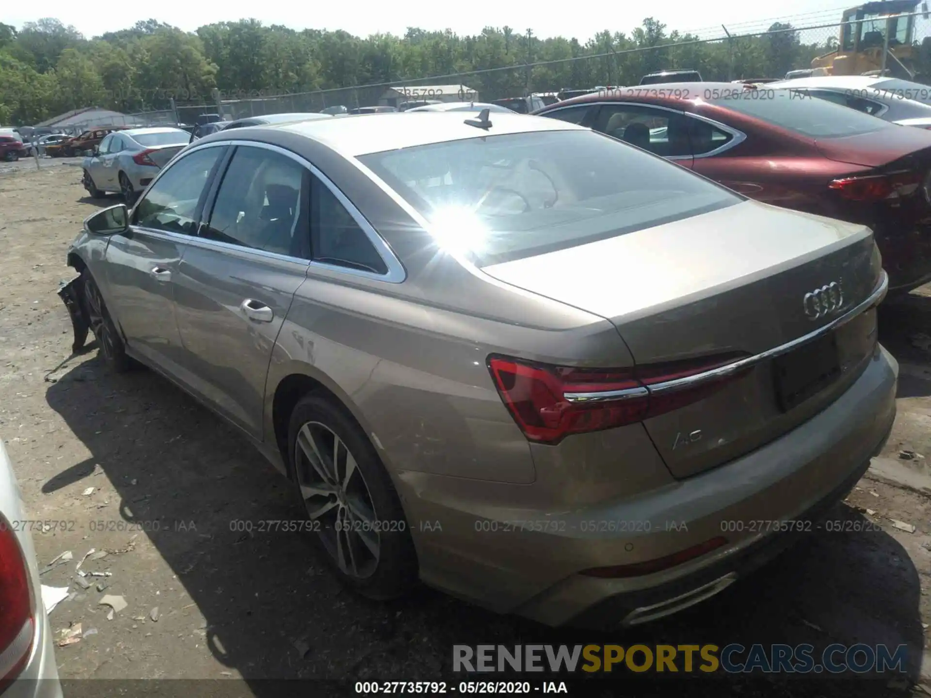 3 Photograph of a damaged car WAUL2AF20KN047702 AUDI A6 2019