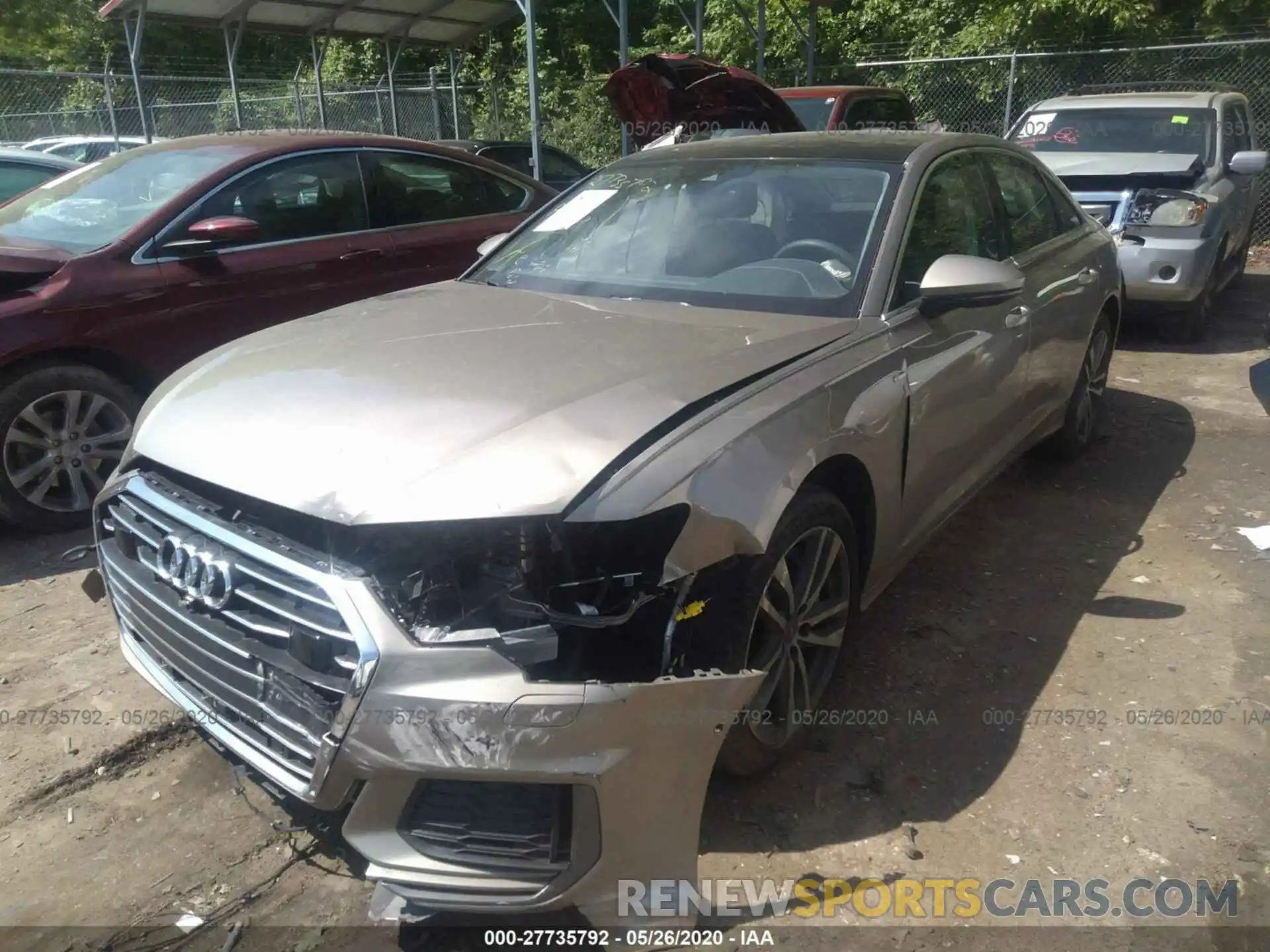 6 Photograph of a damaged car WAUL2AF20KN047702 AUDI A6 2019