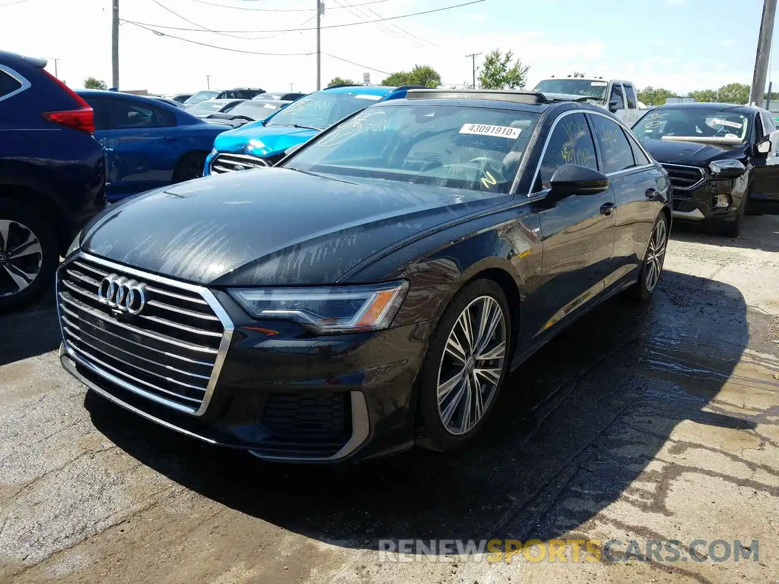 2 Photograph of a damaged car WAUL2AF20KN049532 AUDI A6 2019