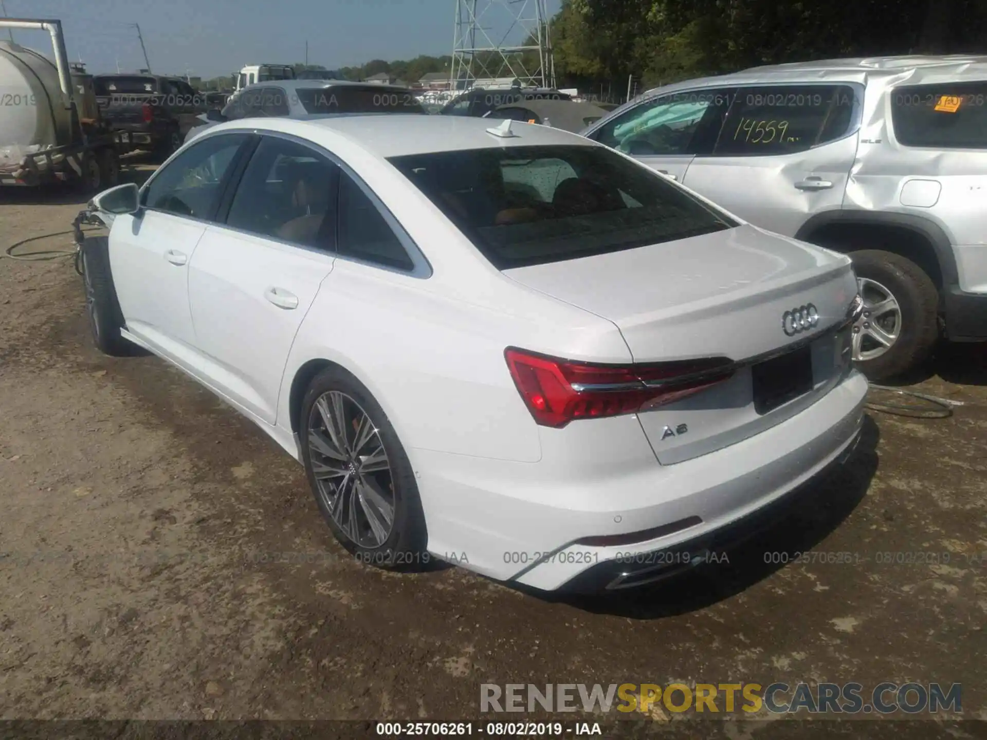 3 Photograph of a damaged car WAUL2AF20KN054648 AUDI A6 2019