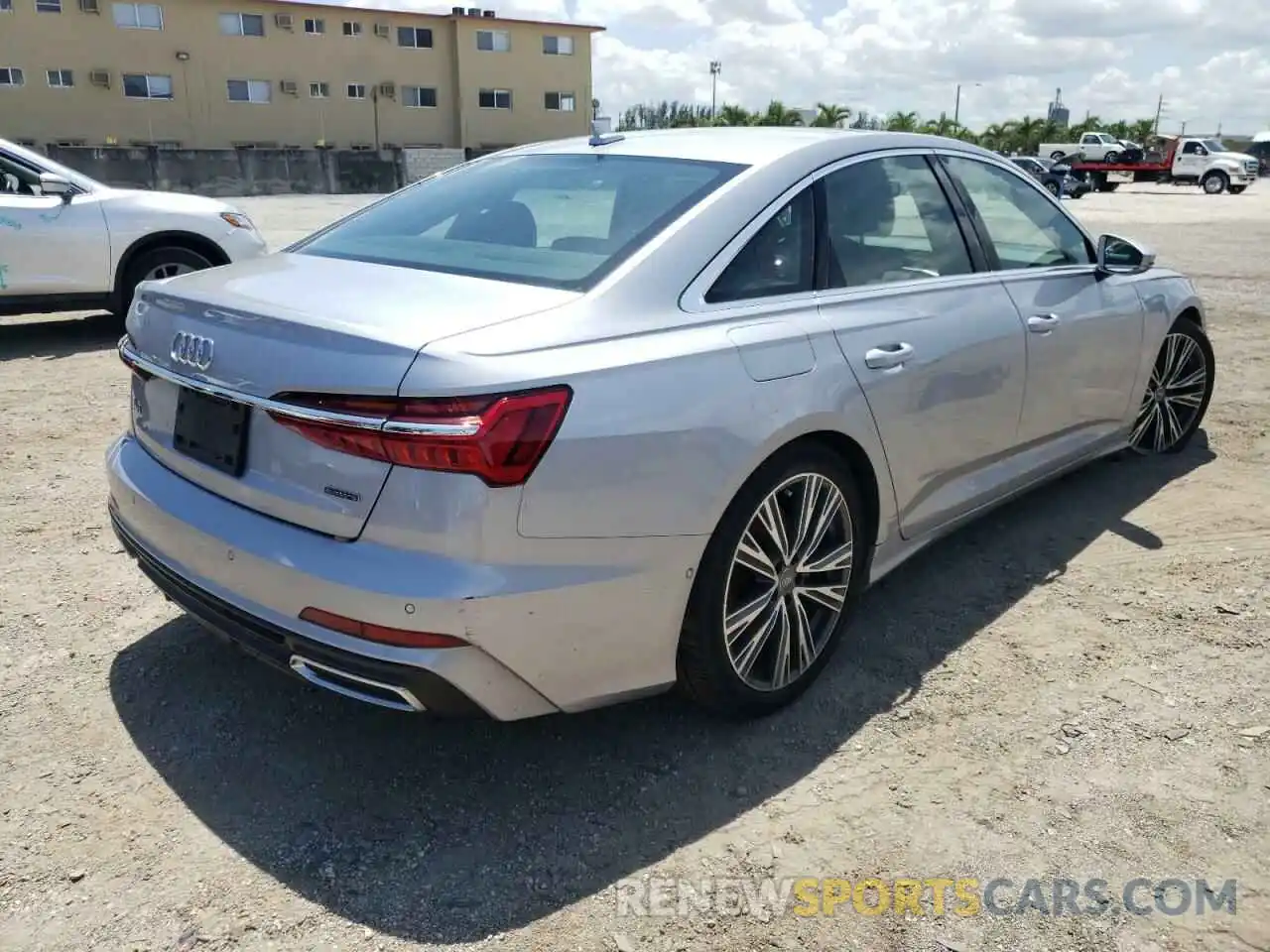 4 Photograph of a damaged car WAUL2AF20KN059221 AUDI A6 2019