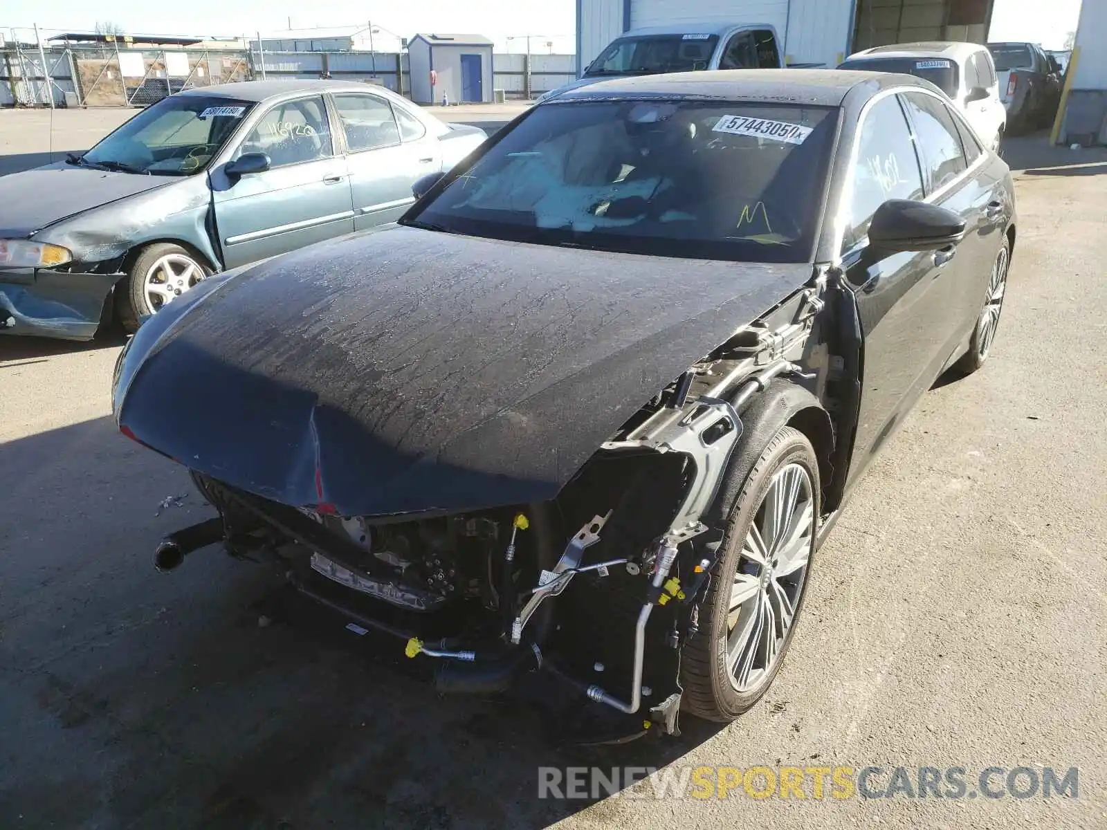 2 Photograph of a damaged car WAUL2AF20KN108031 AUDI A6 2019