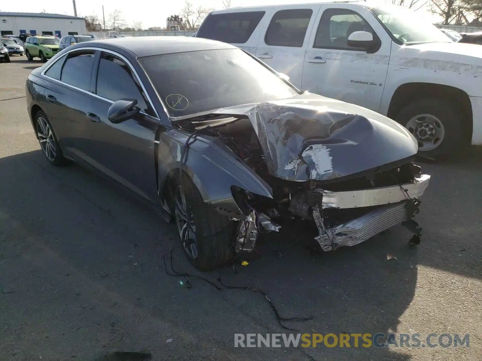 1 Photograph of a damaged car WAUL2AF20KN108692 AUDI A6 2019