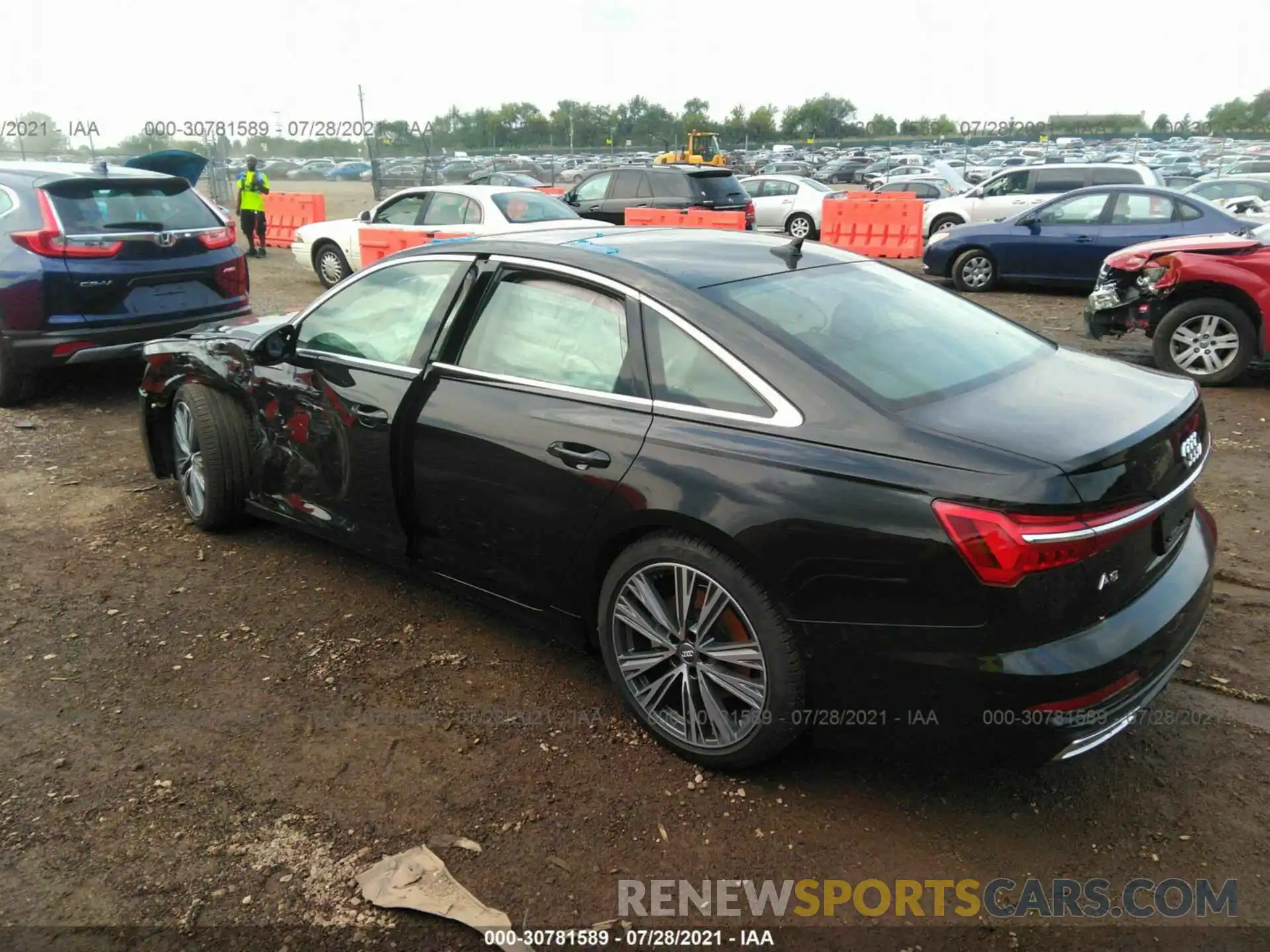 3 Photograph of a damaged car WAUL2AF20KN116873 AUDI A6 2019