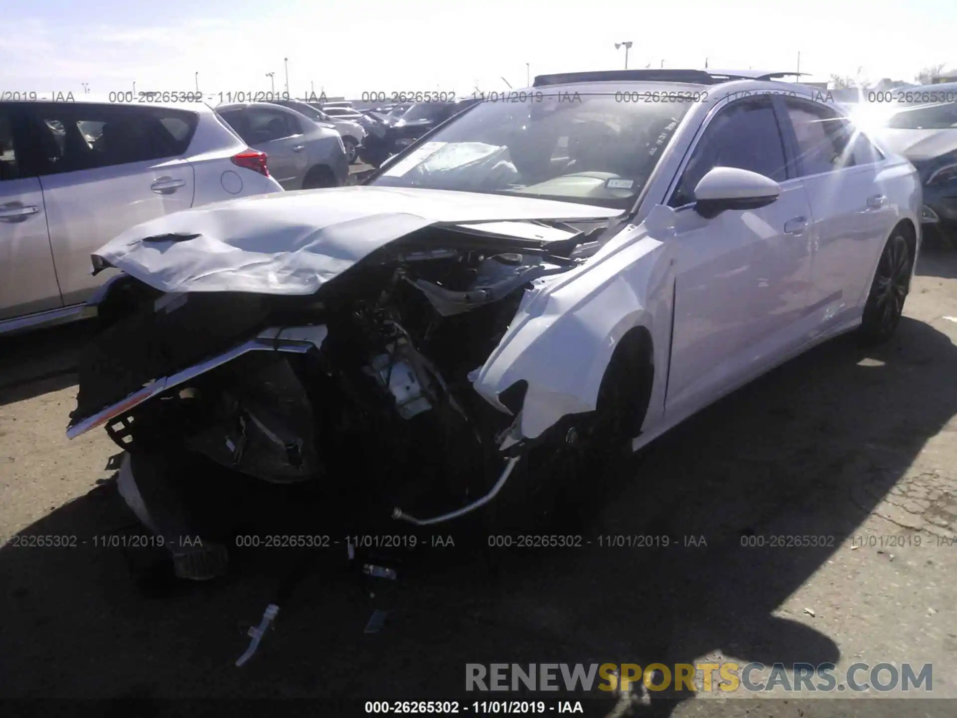 2 Photograph of a damaged car WAUL2AF21KN025627 AUDI A6 2019