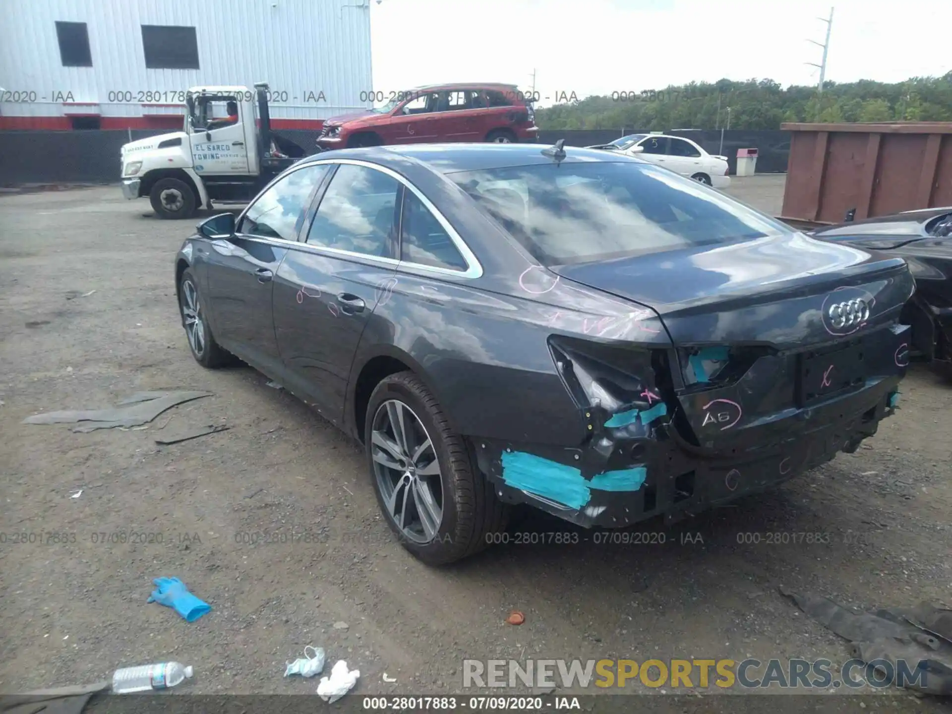 3 Photograph of a damaged car WAUL2AF21KN053217 AUDI A6 2019