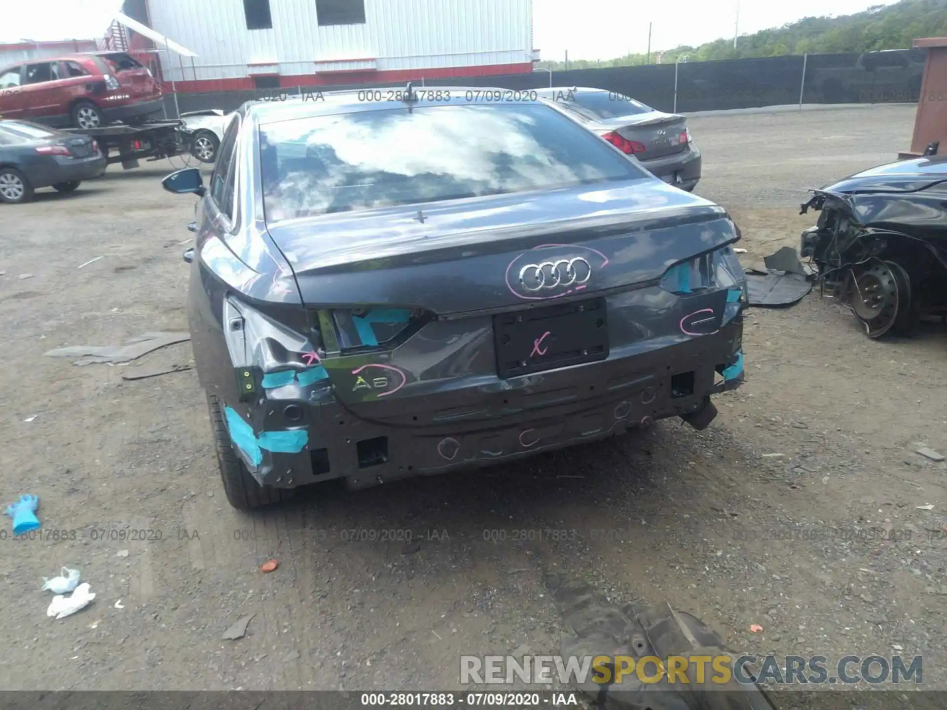 6 Photograph of a damaged car WAUL2AF21KN053217 AUDI A6 2019