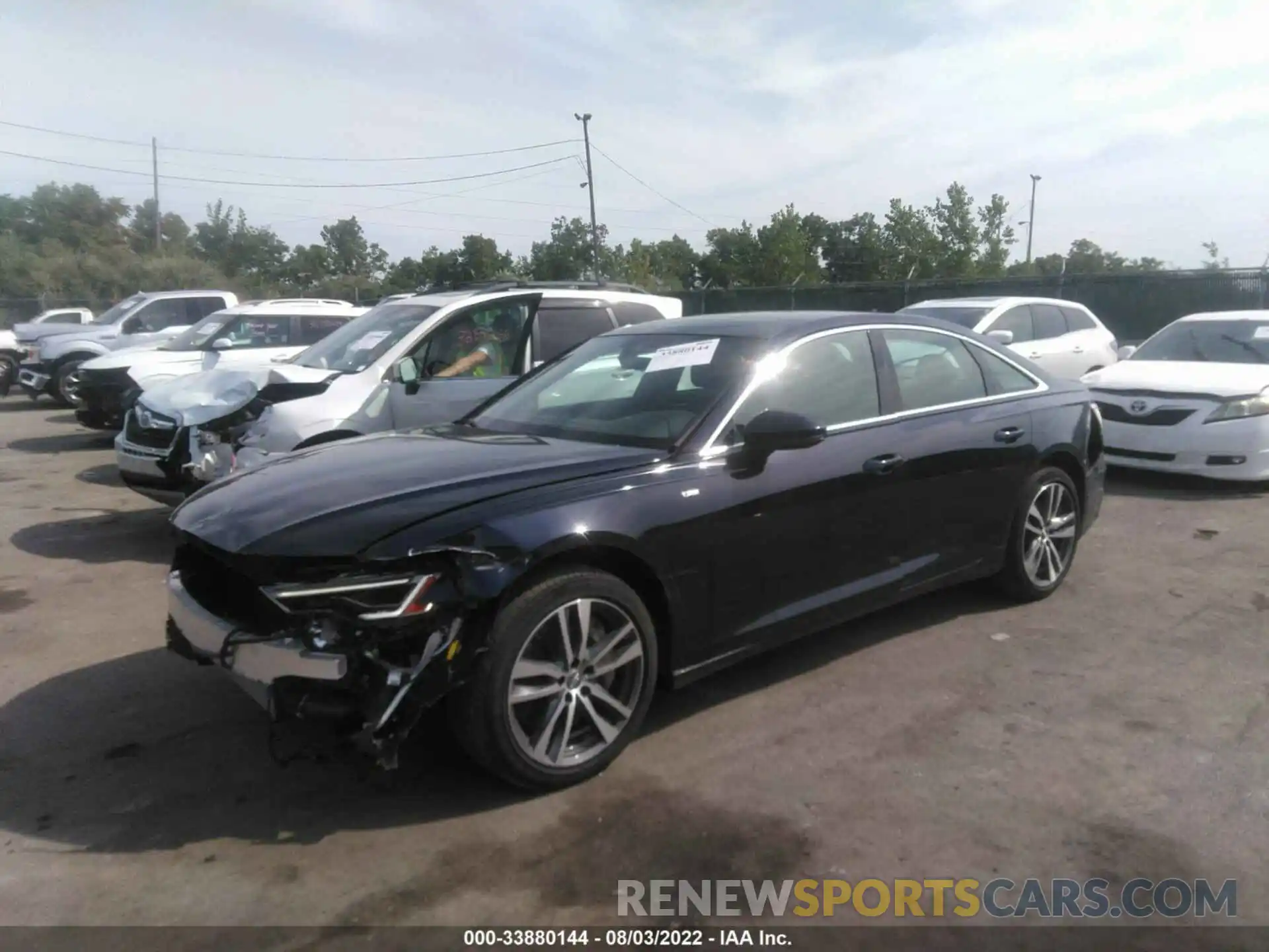 2 Photograph of a damaged car WAUL2AF21KN059051 AUDI A6 2019