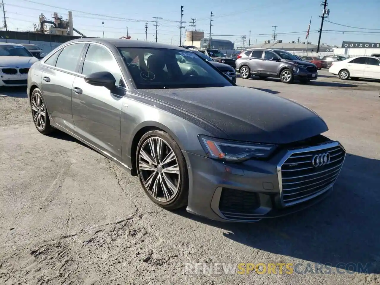 1 Photograph of a damaged car WAUL2AF21KN075752 AUDI A6 2019