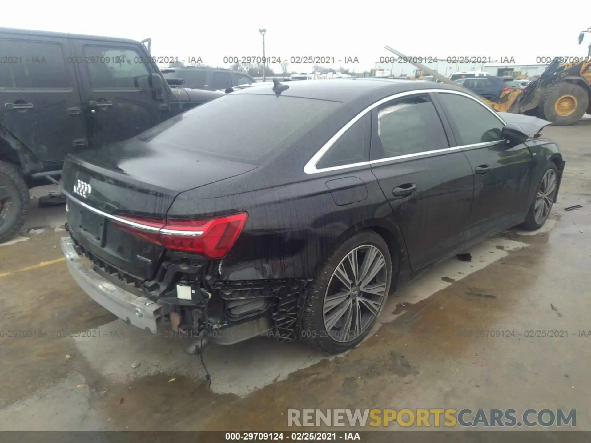 4 Photograph of a damaged car WAUL2AF21KN093054 AUDI A6 2019