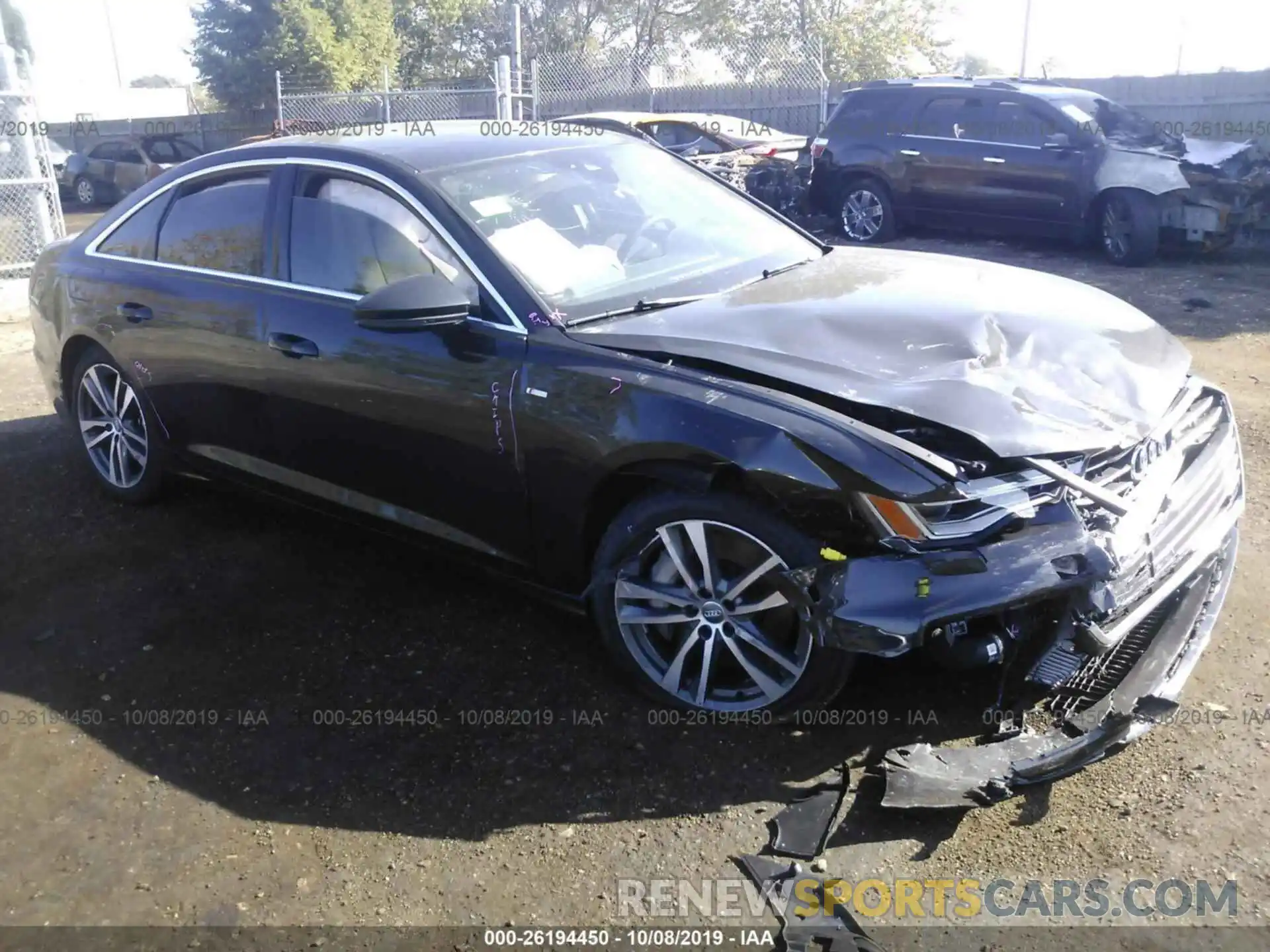 1 Photograph of a damaged car WAUL2AF21KN109639 AUDI A6 2019