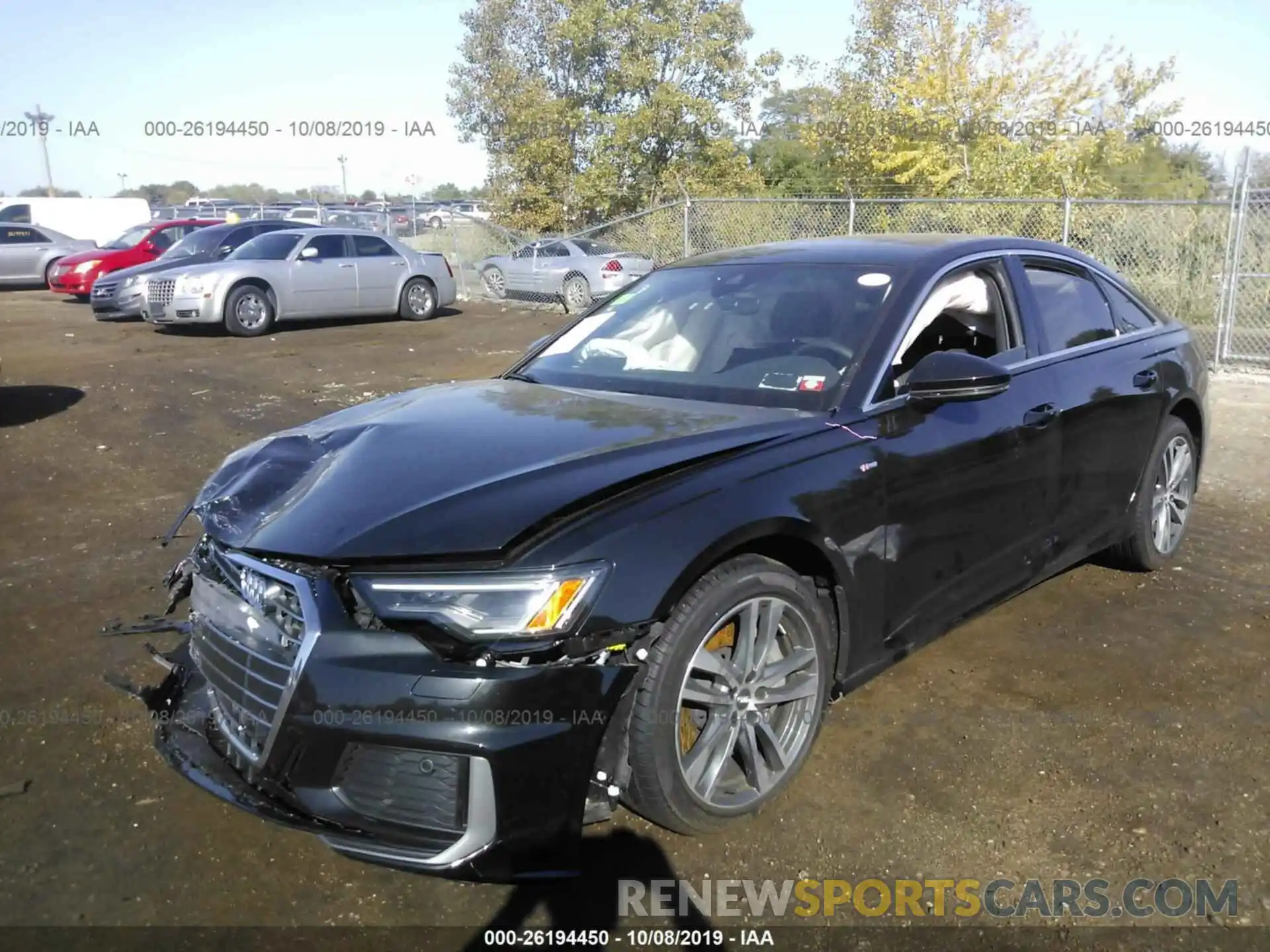 2 Photograph of a damaged car WAUL2AF21KN109639 AUDI A6 2019