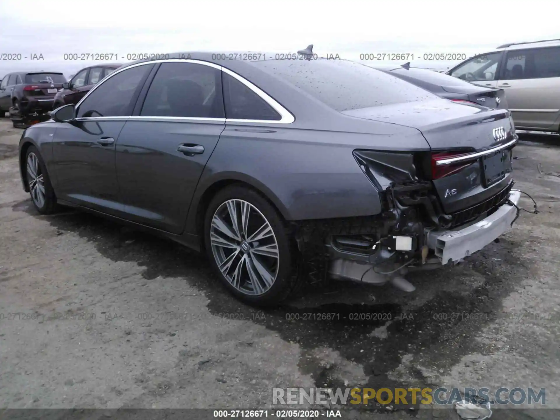 3 Photograph of a damaged car WAUL2AF22KN021392 AUDI A6 2019