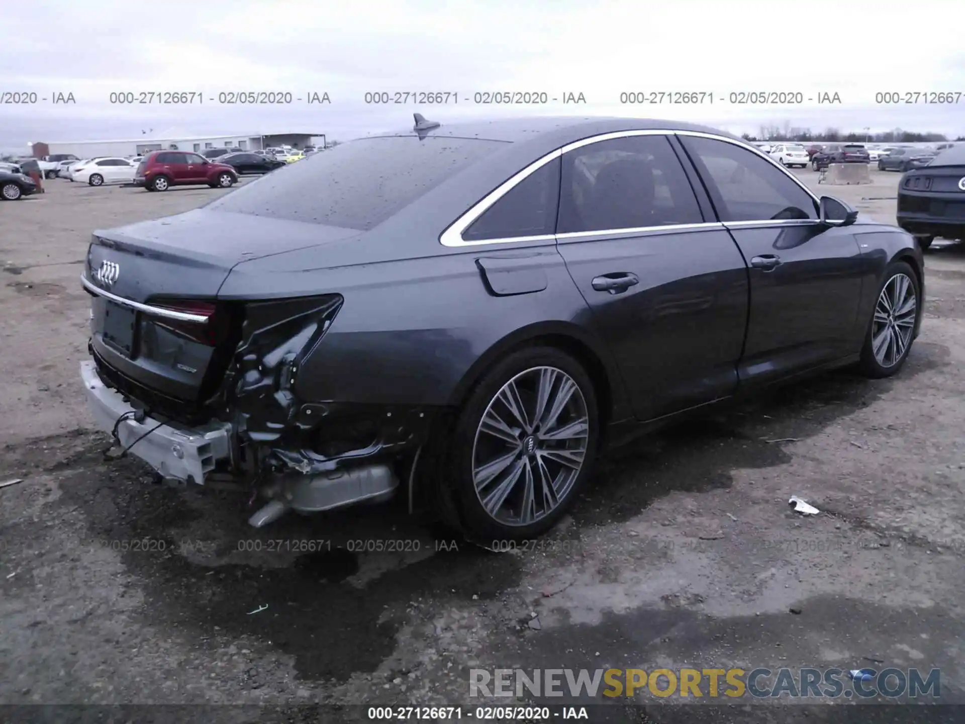 4 Photograph of a damaged car WAUL2AF22KN021392 AUDI A6 2019